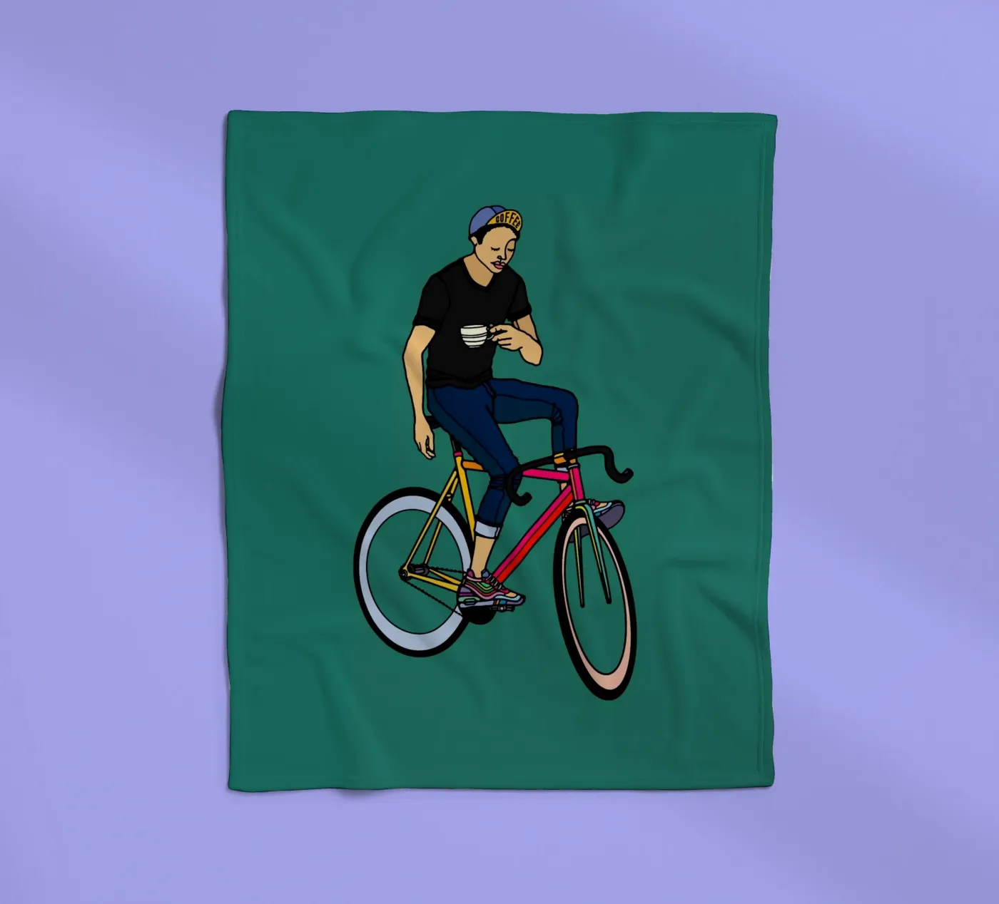 Kaffeepause Fleecedecke von The Cyclist