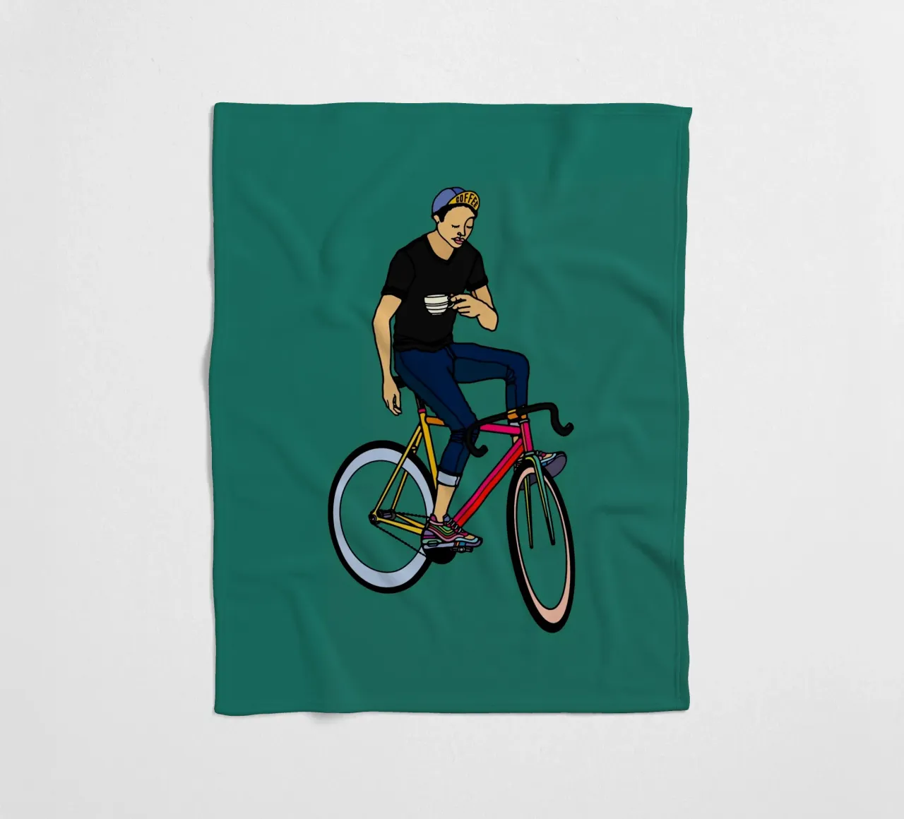 Kaffeepause Fleecedecke von The Cyclist