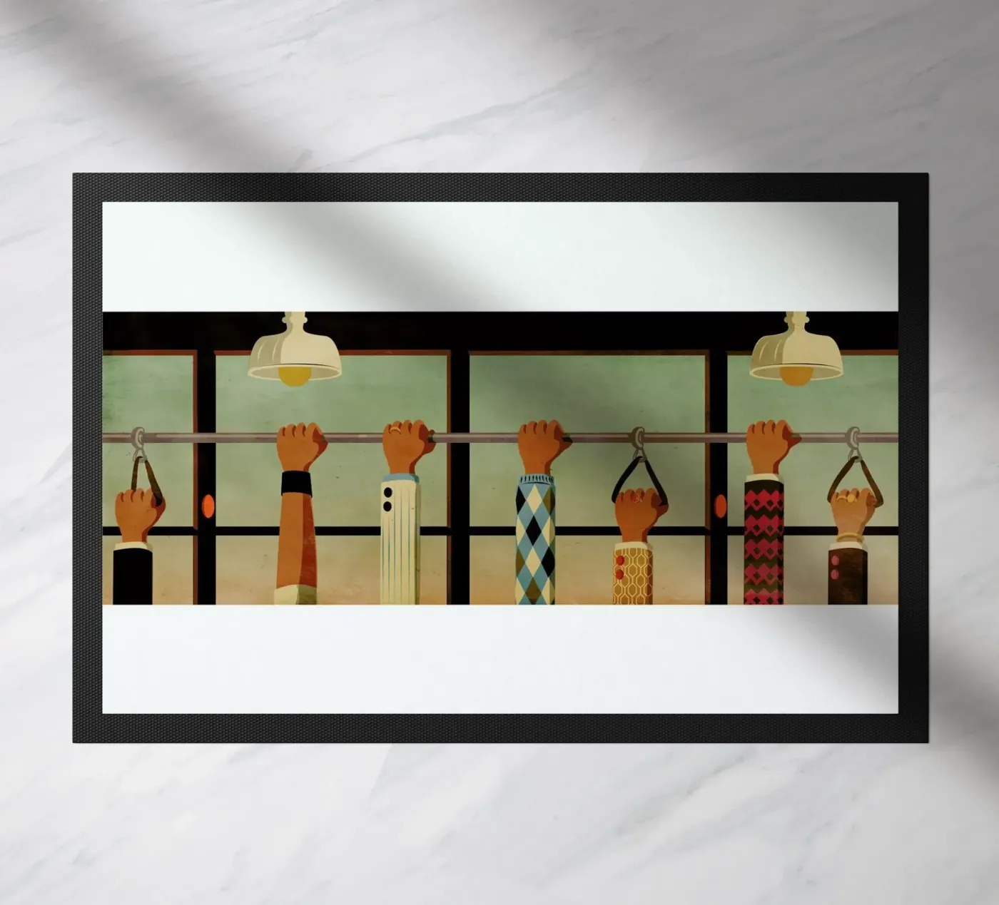 Tram 1 paillasson de Giordano Poloni