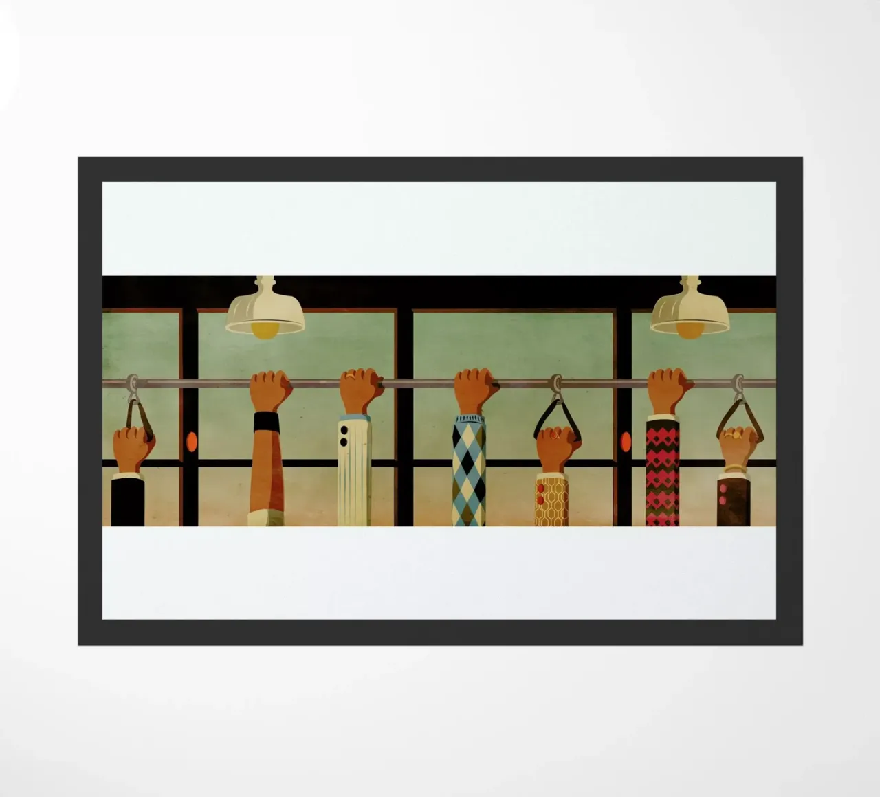 Tram 1 doormat by Giordano Poloni