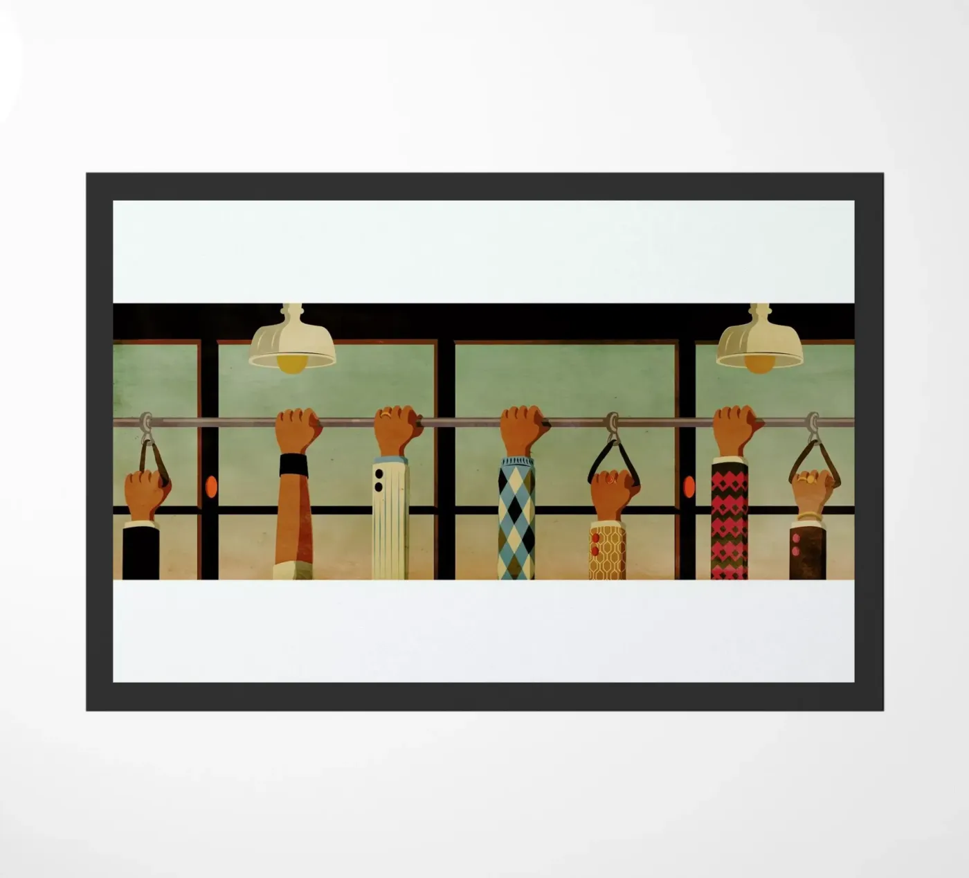 Tram 1 doormat by Giordano Poloni