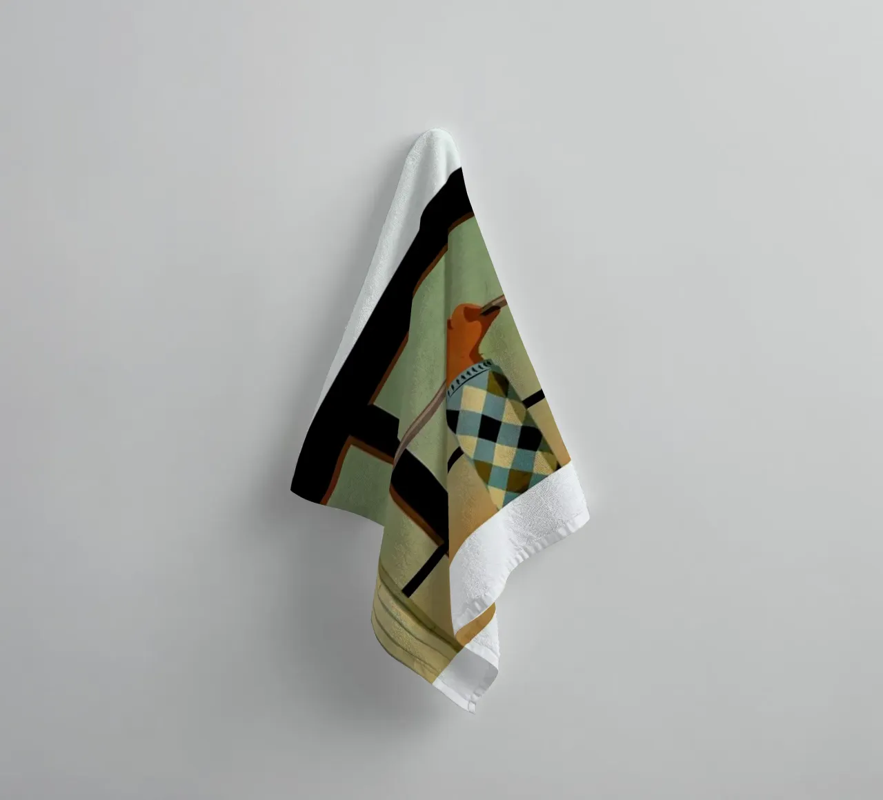 Tram 1 towel by Giordano Poloni