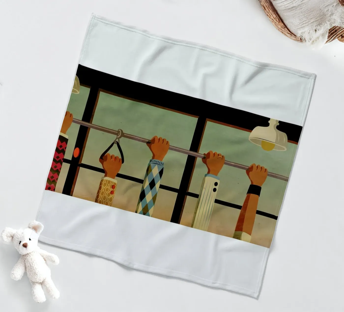 Tram 1 fleecedeken van Giordano Poloni