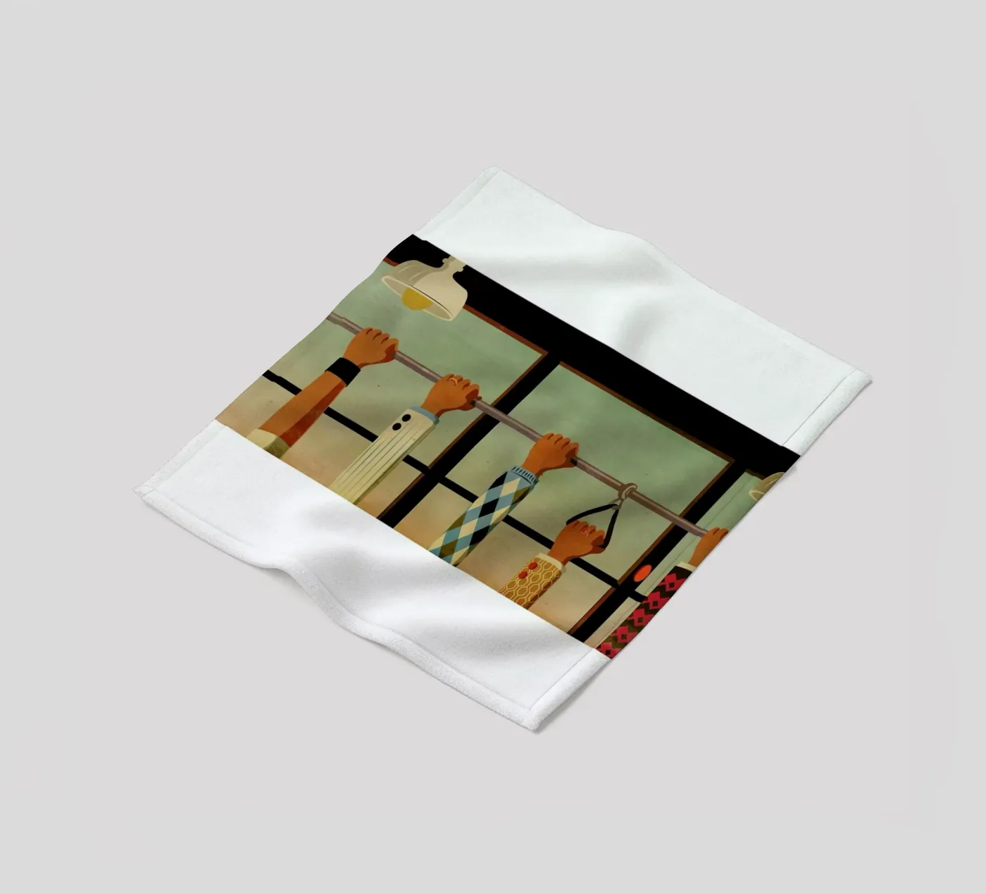 Tram 1 fleecedeken van Giordano Poloni