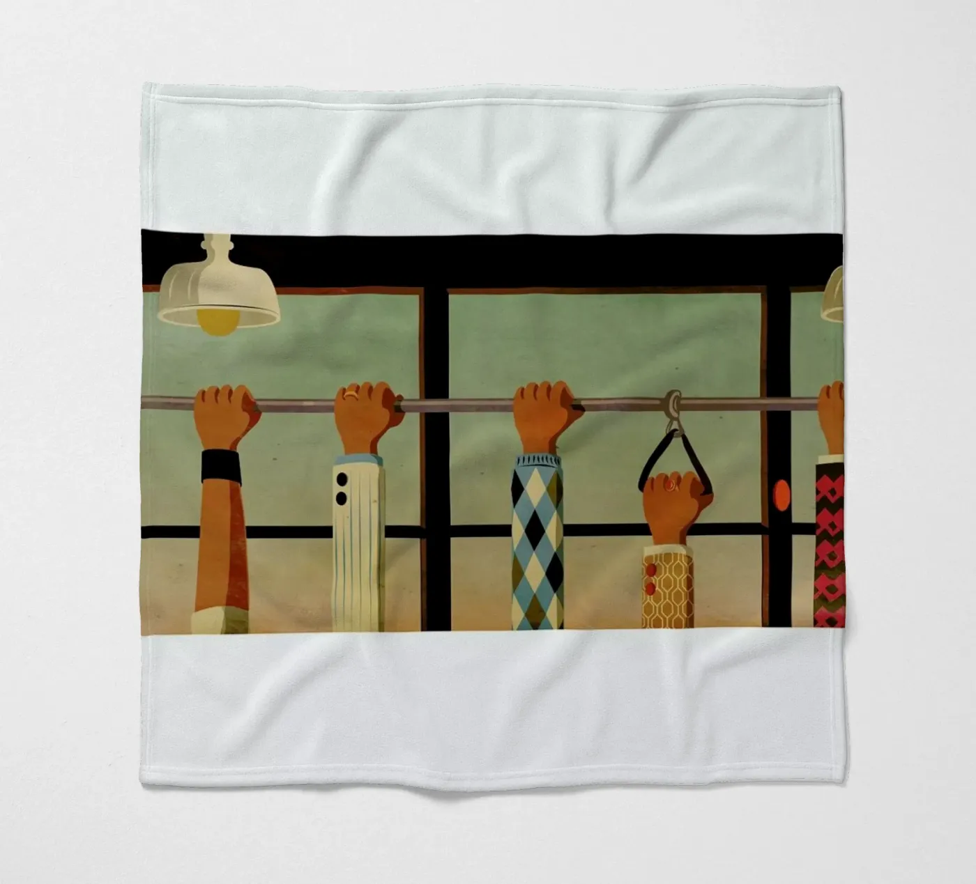 Tram 1 fleecedeken van Giordano Poloni