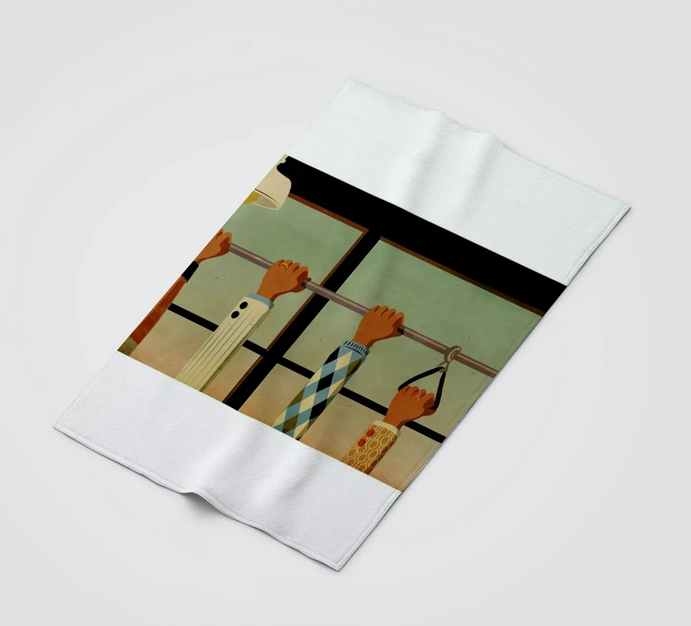 Tram 1 fleecedeken van Giordano Poloni