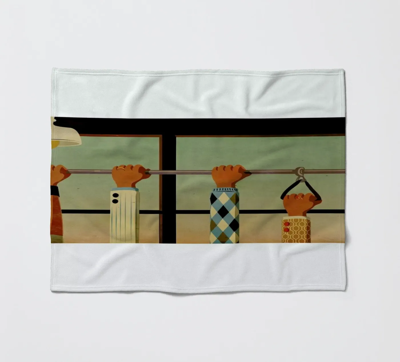 Tram 1 fleecedeken van Giordano Poloni