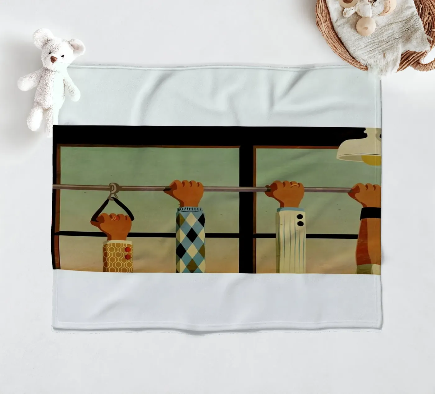 Tram 1 fleecedeken van Giordano Poloni