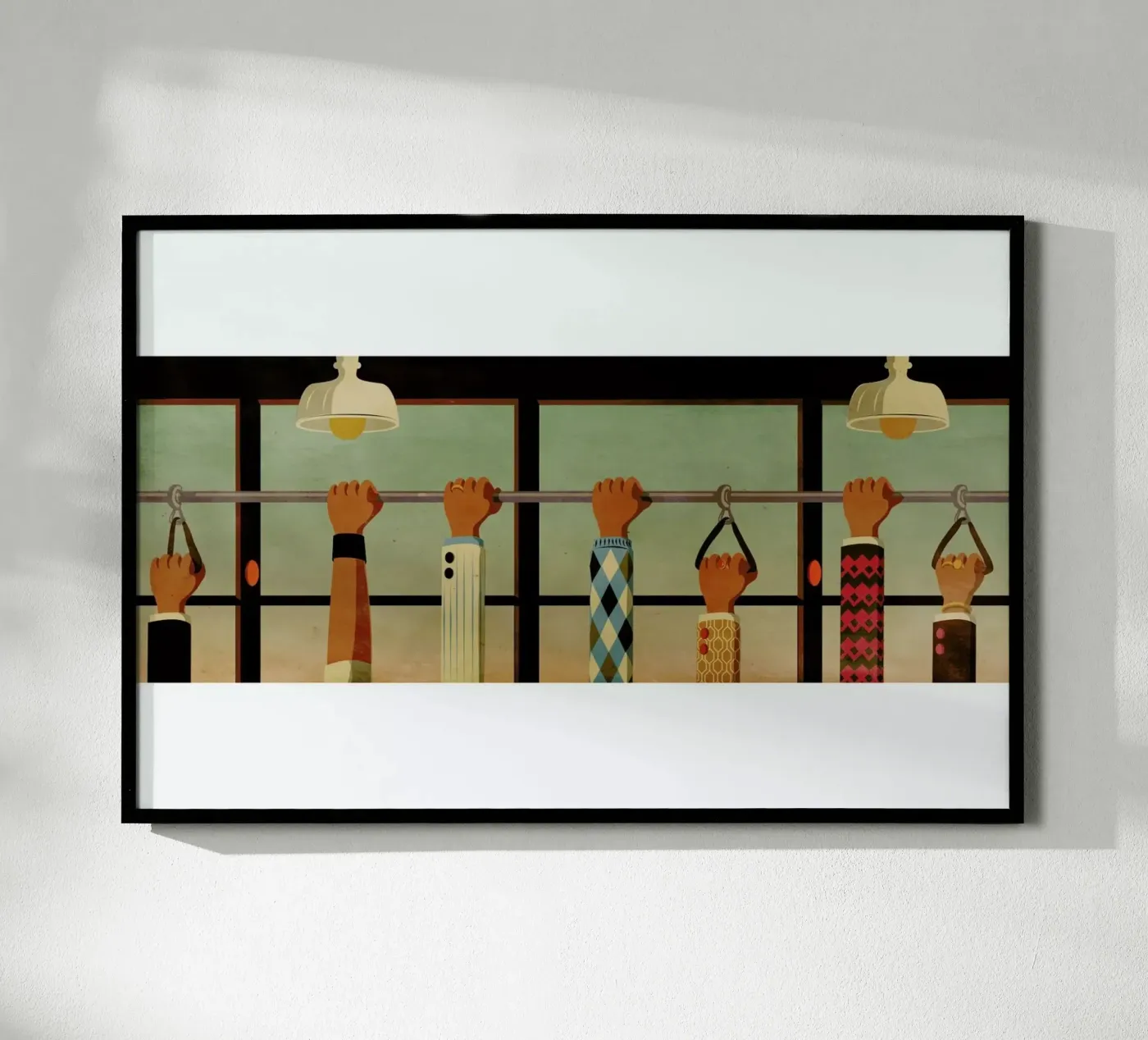 Tram 1 poster by Giordano Poloni
