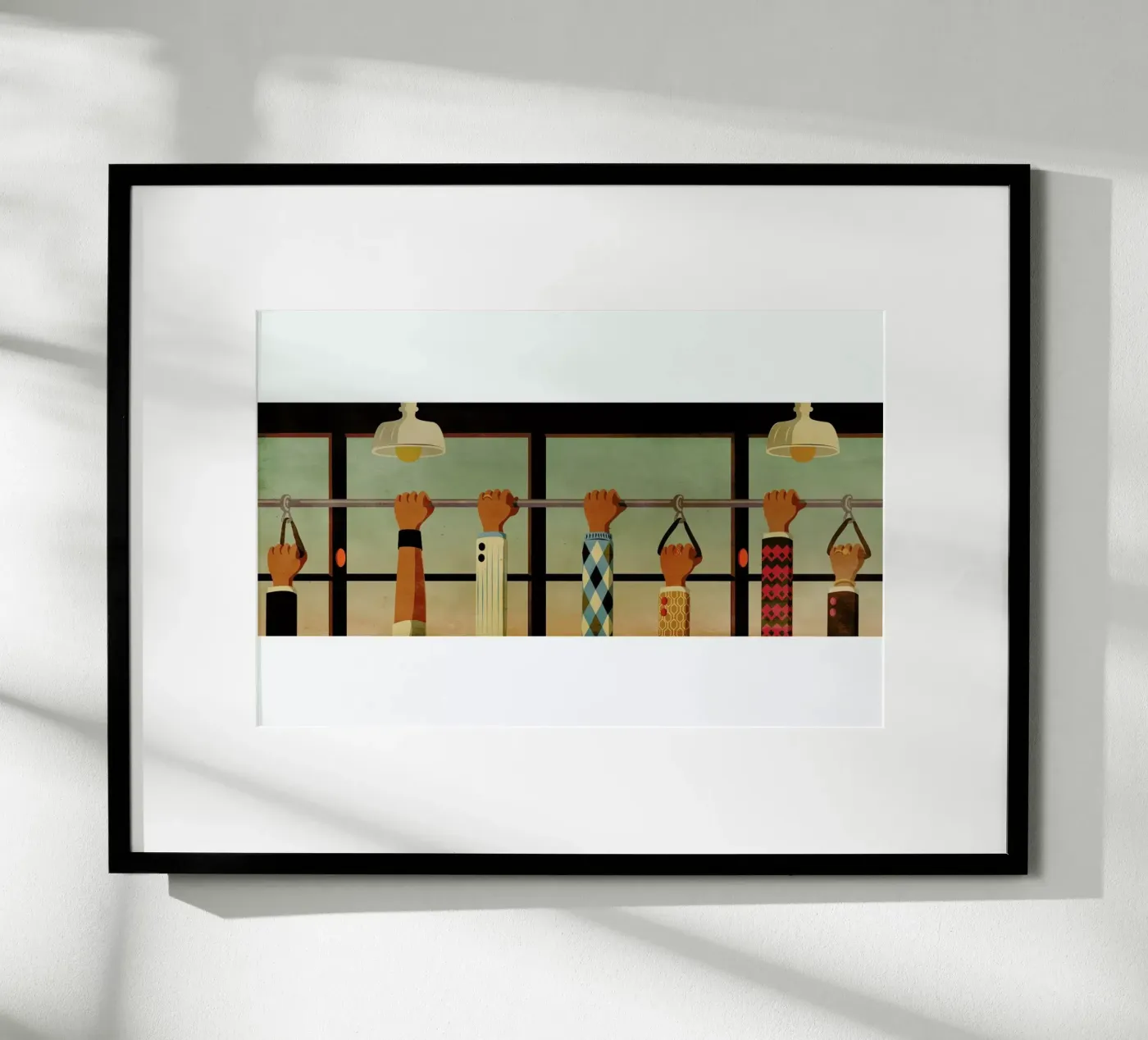 Tram 1 poster by Giordano Poloni