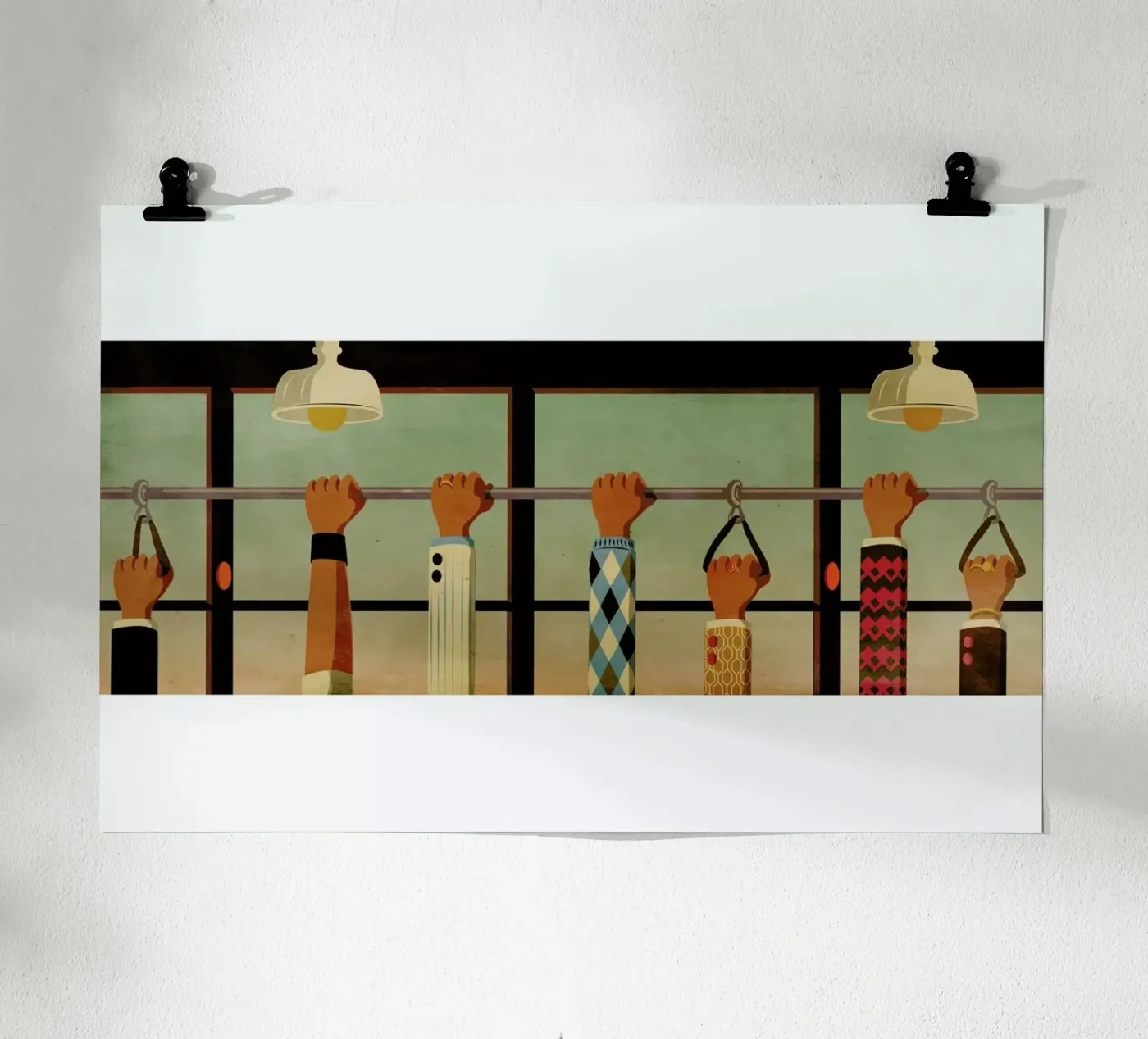 Tram 1 poster by Giordano Poloni