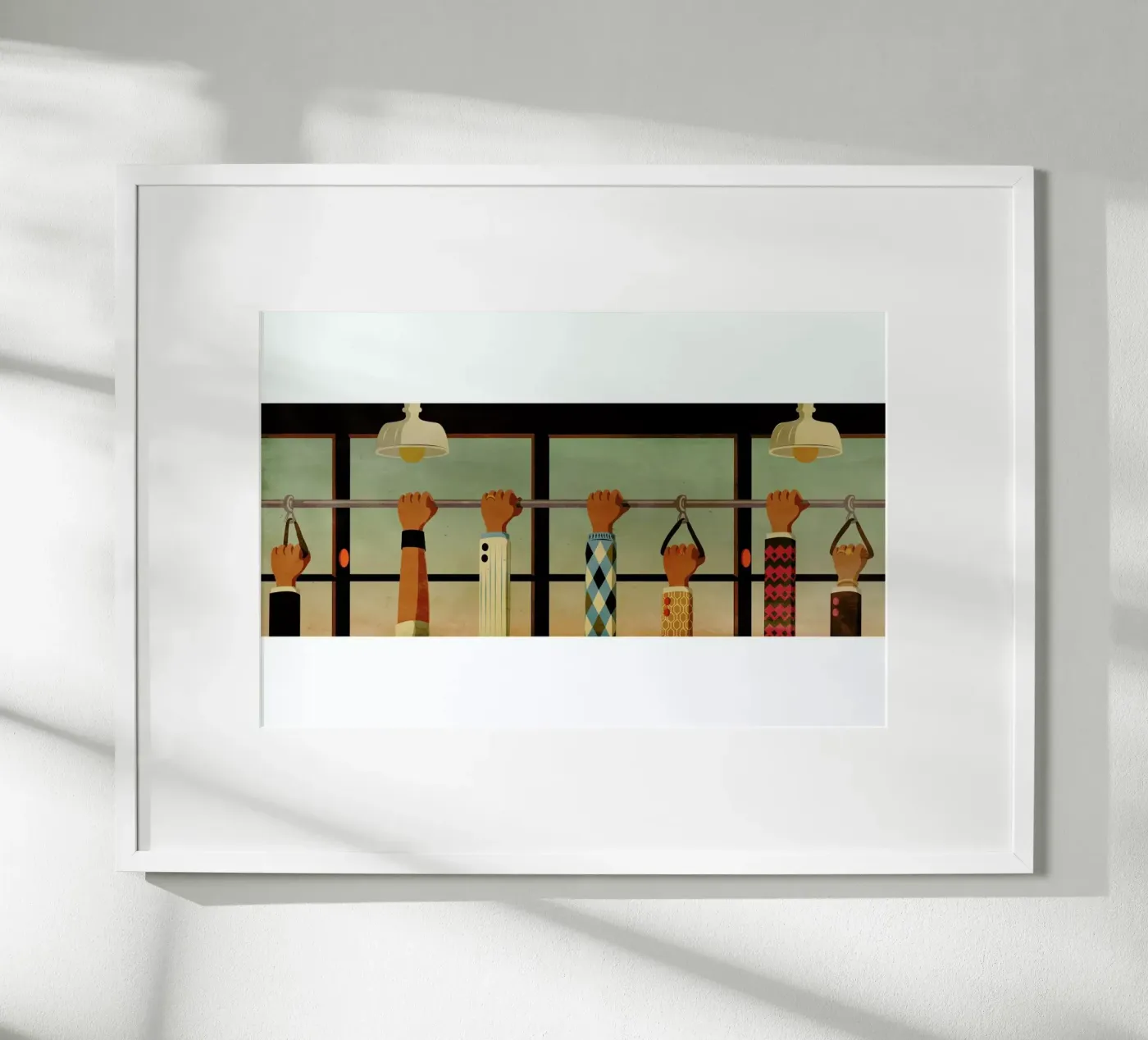Tram 1 poster by Giordano Poloni