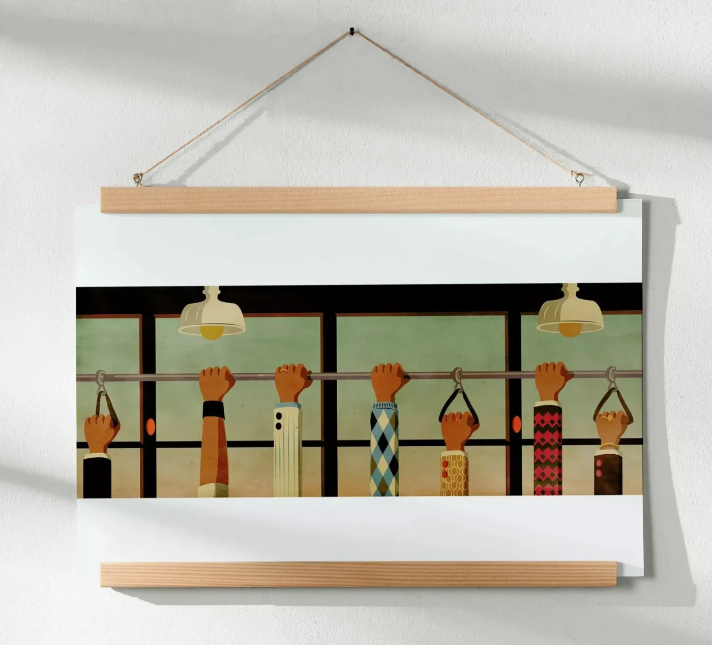 Tram 1 poster by Giordano Poloni