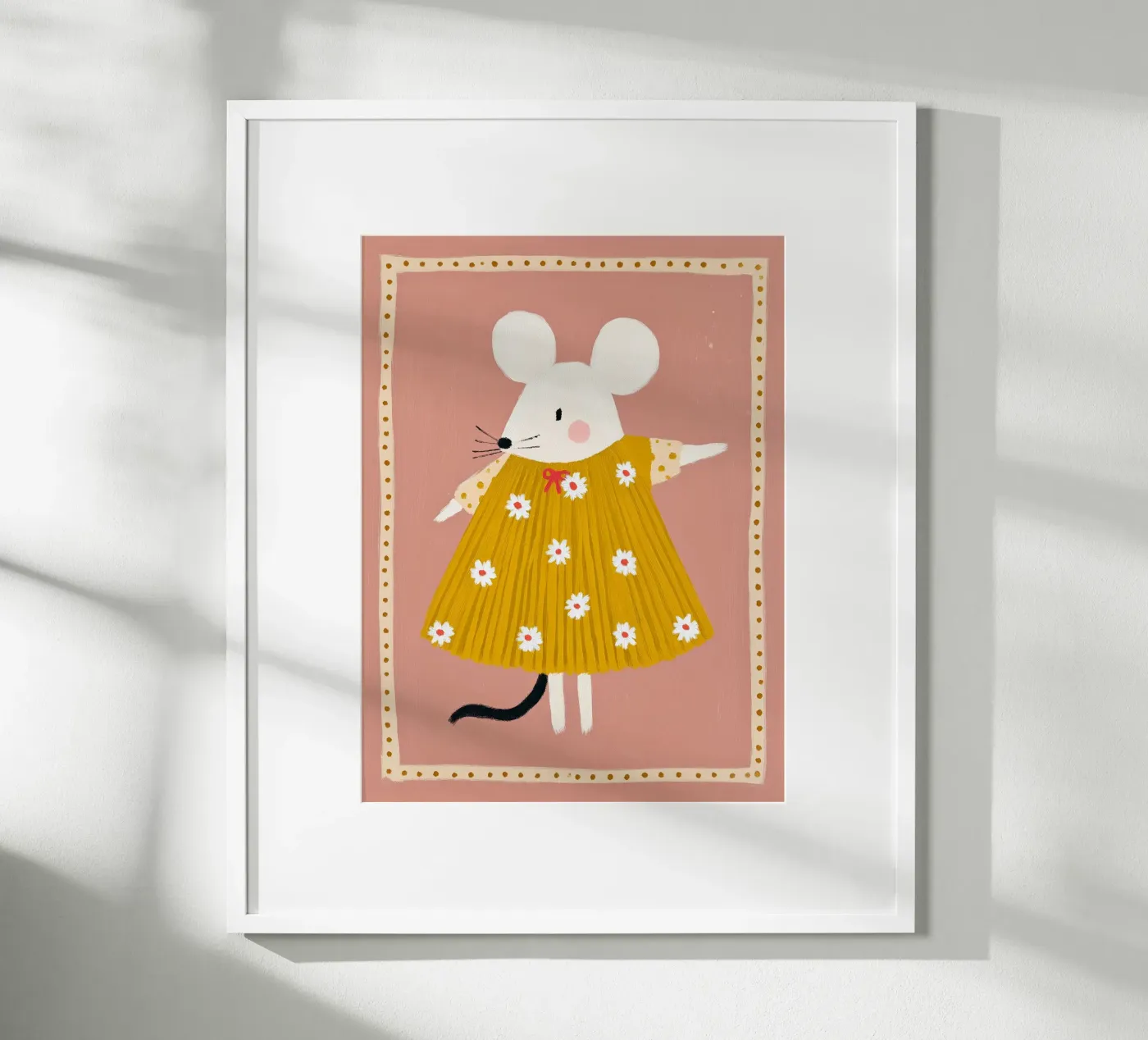 Daisy Mouse poster by Cool & Kind