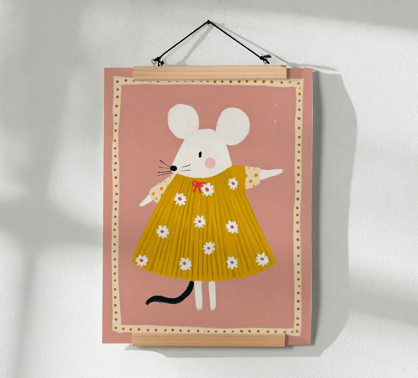 Daisy Mouse poster by Cool & Kind