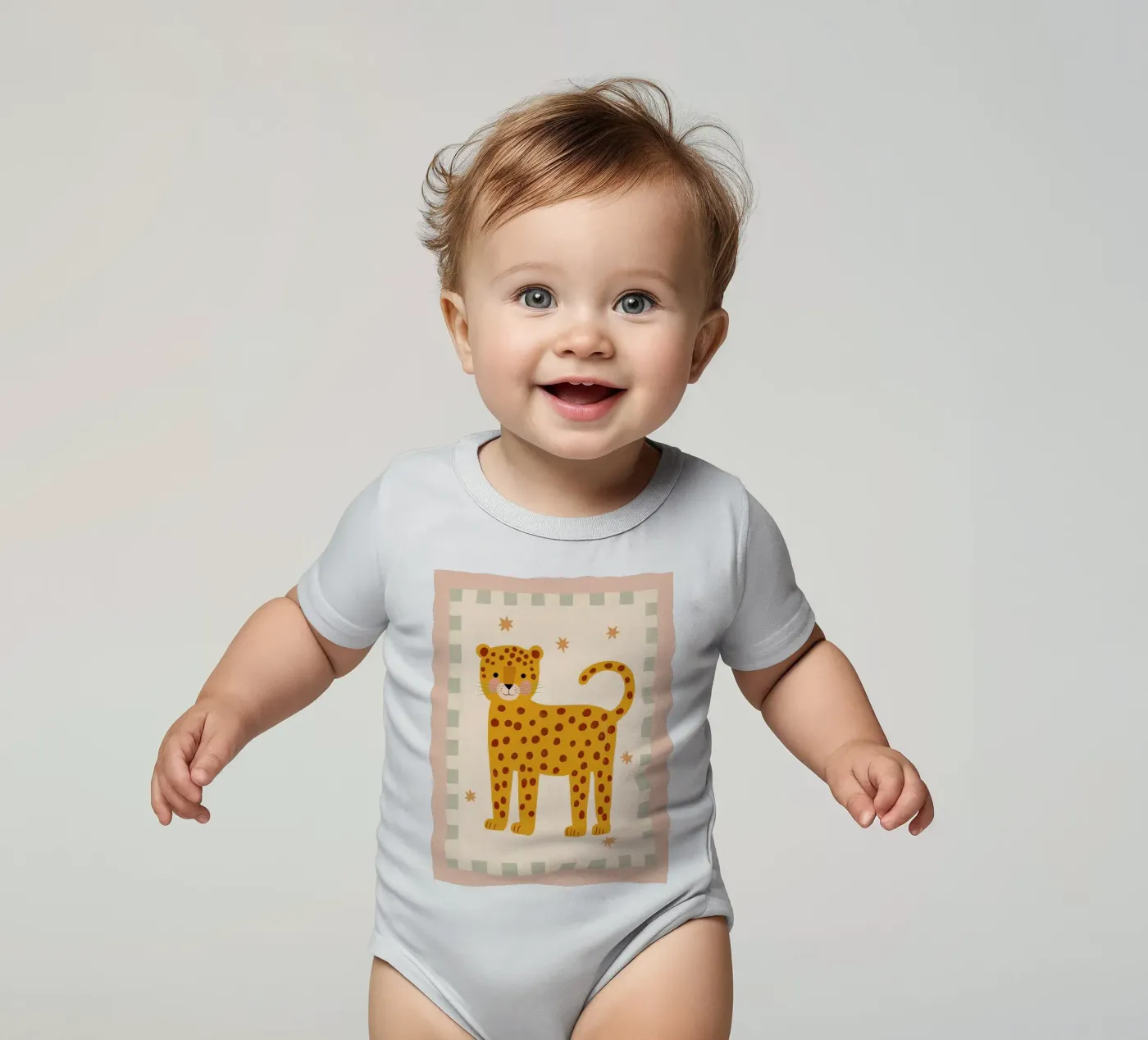 Léopard tacheté body bébé de Cool & Kind
