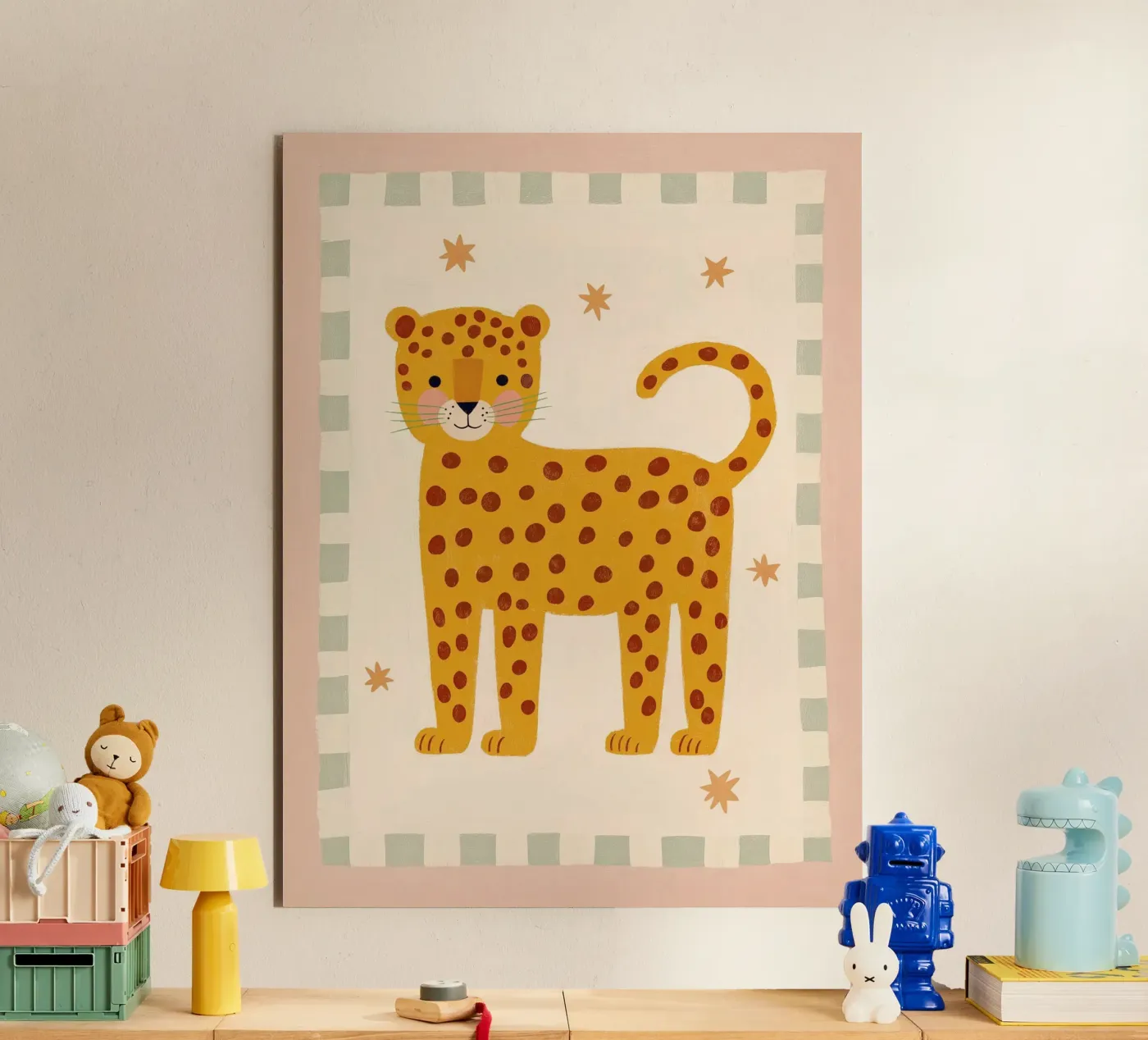 Spotted Leopard forex plate by Cool & Kind