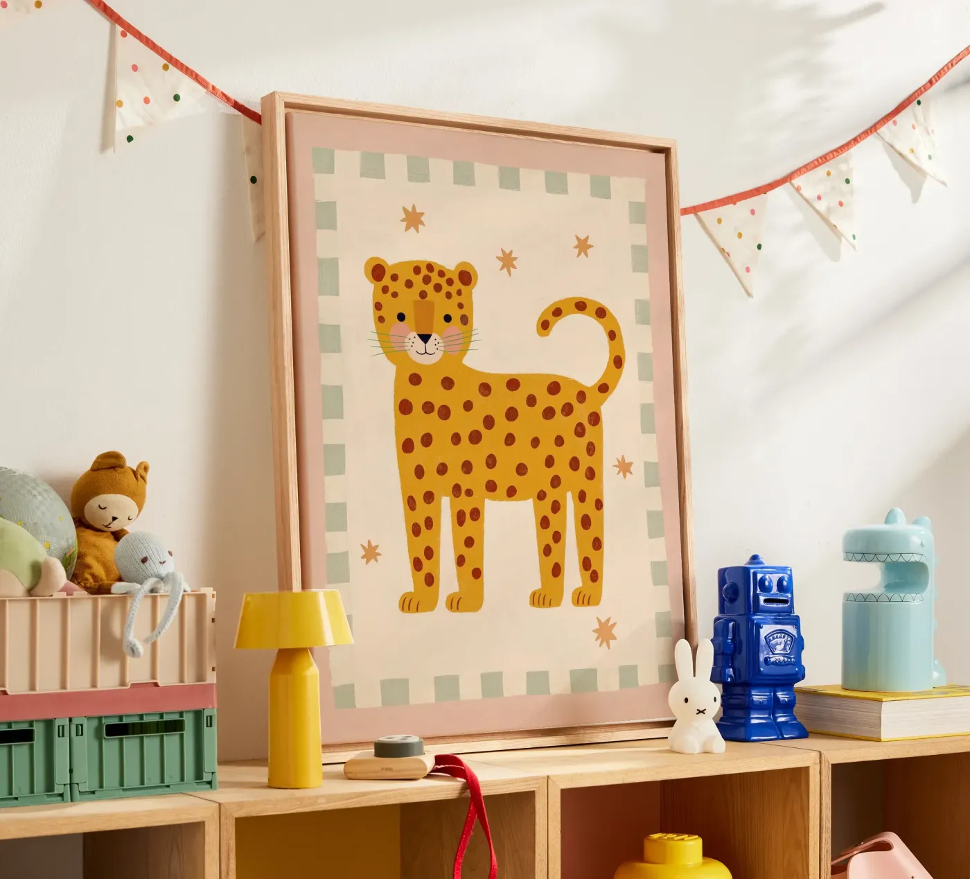 Spotted Leopard canvas by Cool & Kind