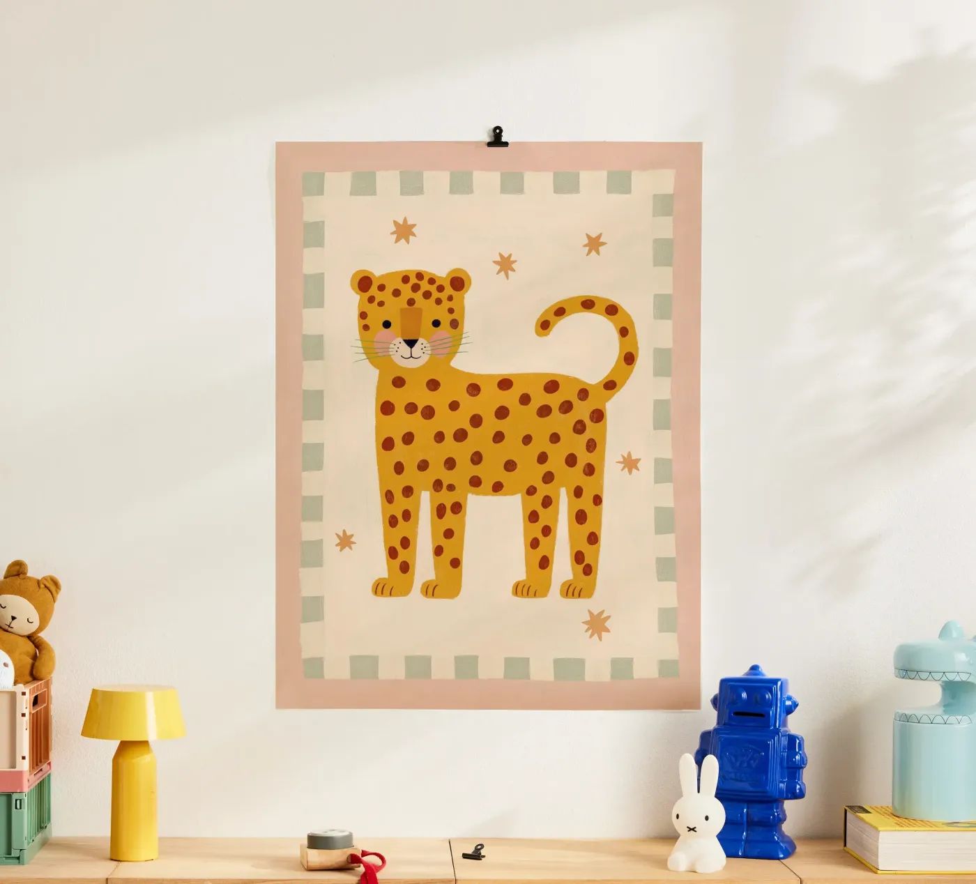 Spotted Leopard poster by Cool & Kind