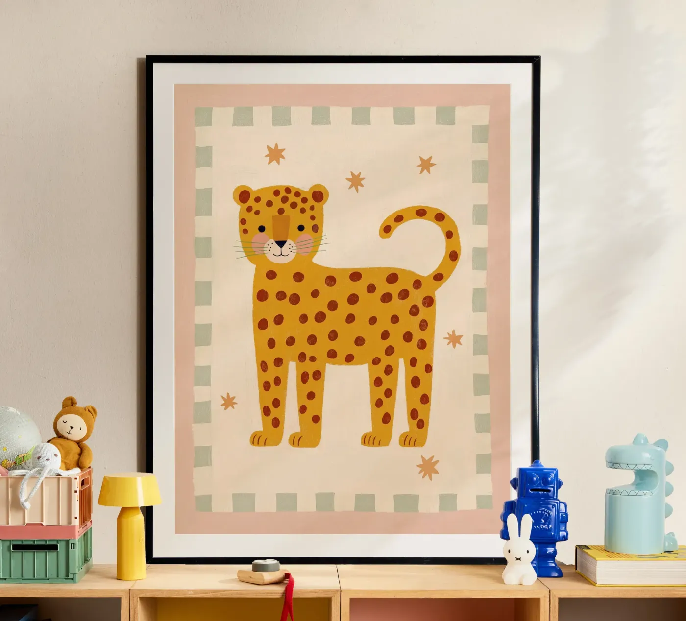Spotted Leopard poster by Cool & Kind