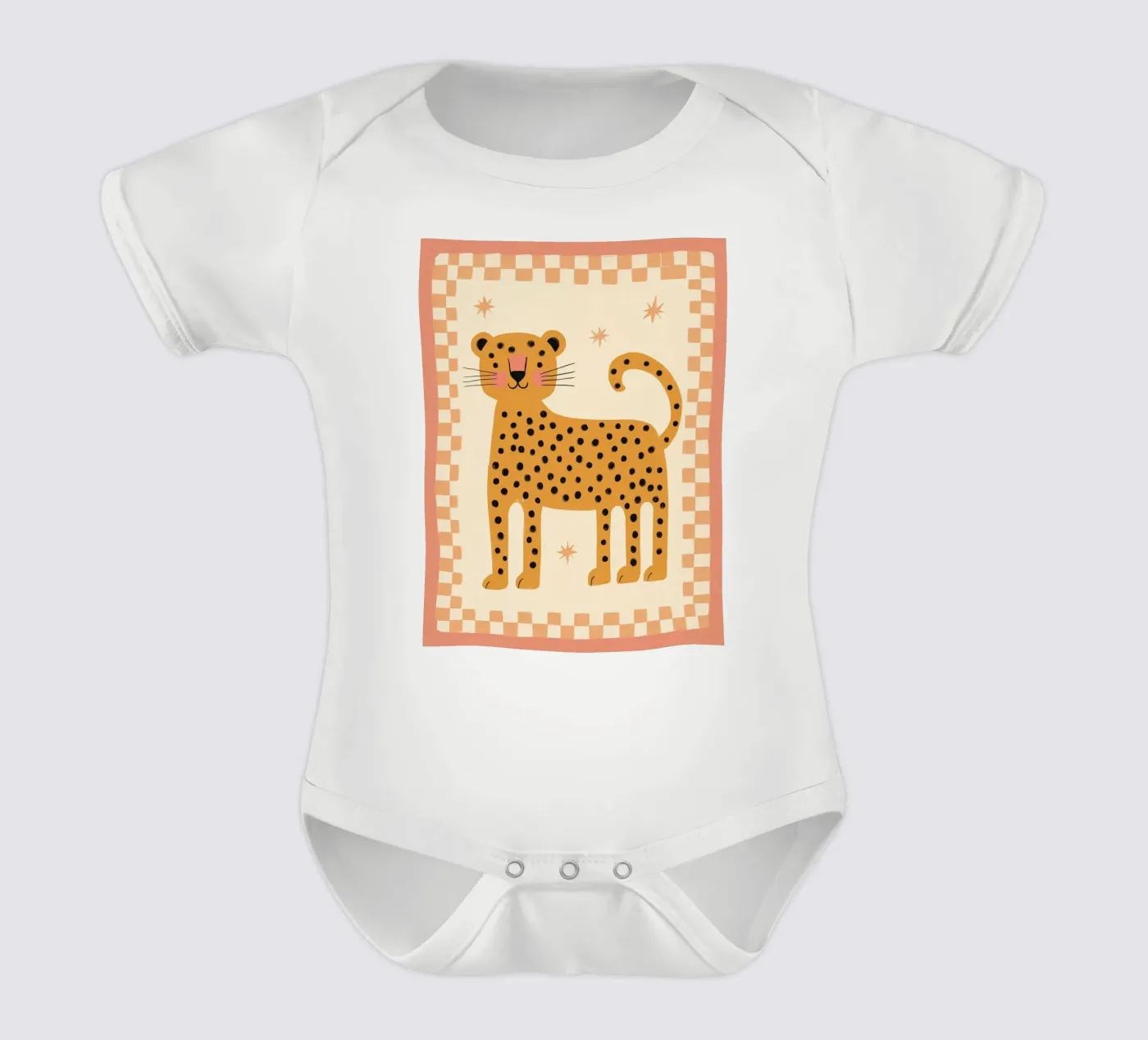 Léopard doré body bébé de Cool & Kind