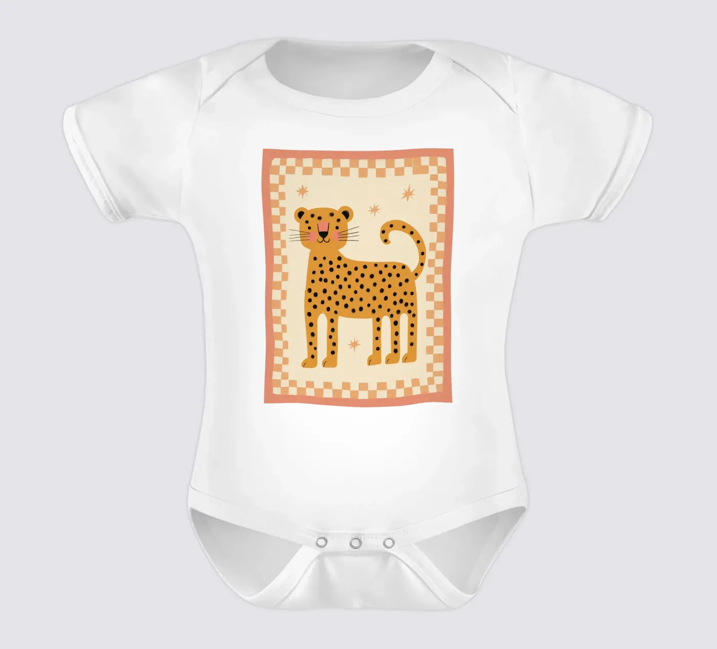 Léopard doré body bébé de Cool & Kind