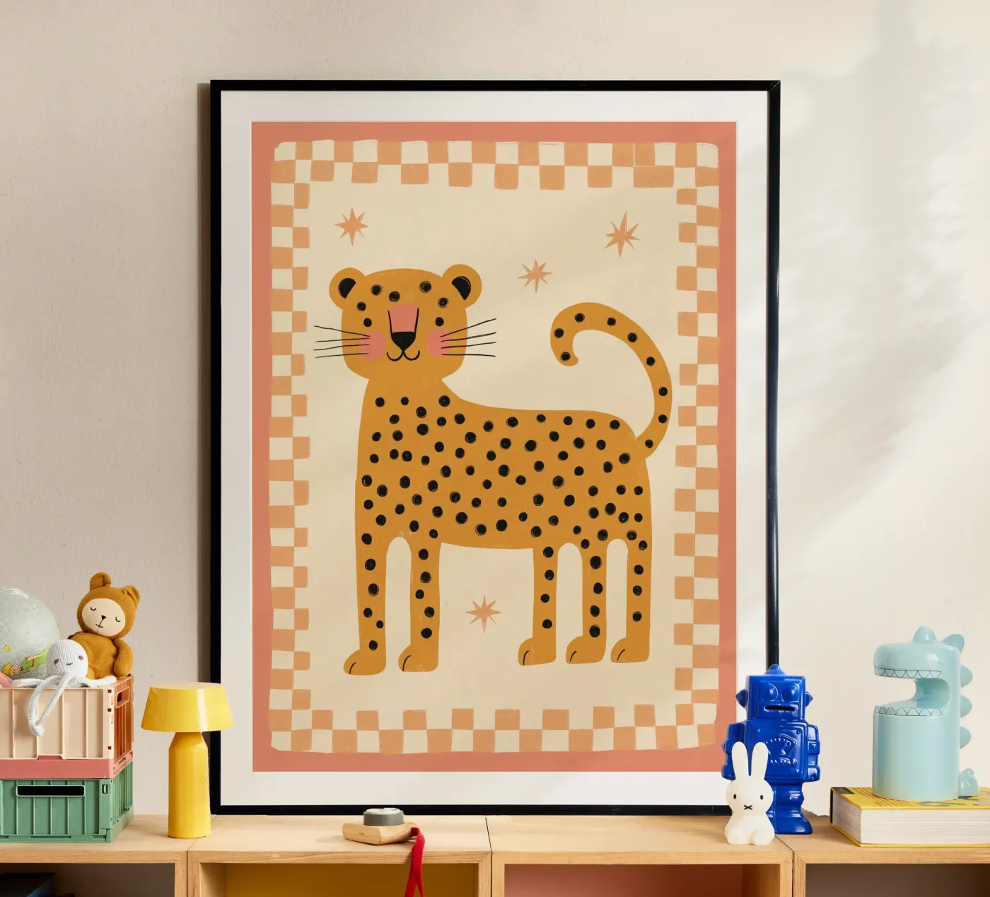 Léopard doré poster de Cool & Kind