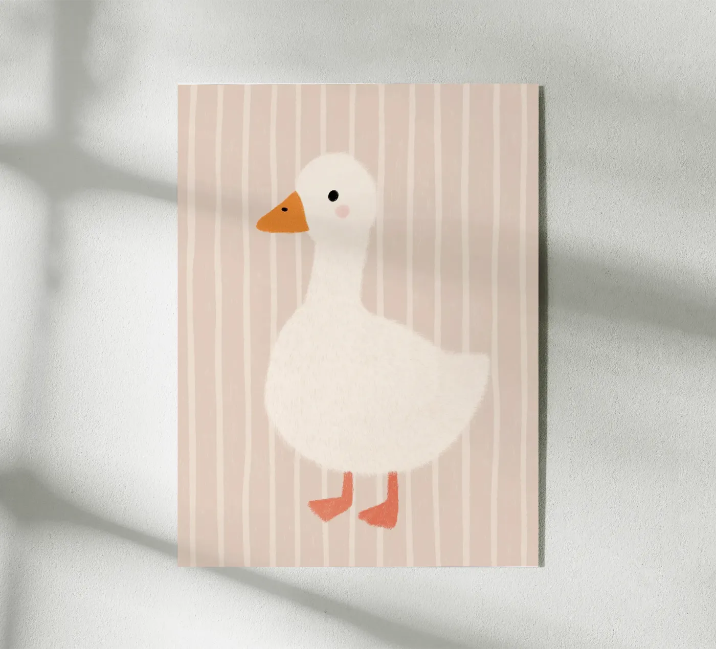 Minimal Gans Acryl-Glas von Cool & Kind