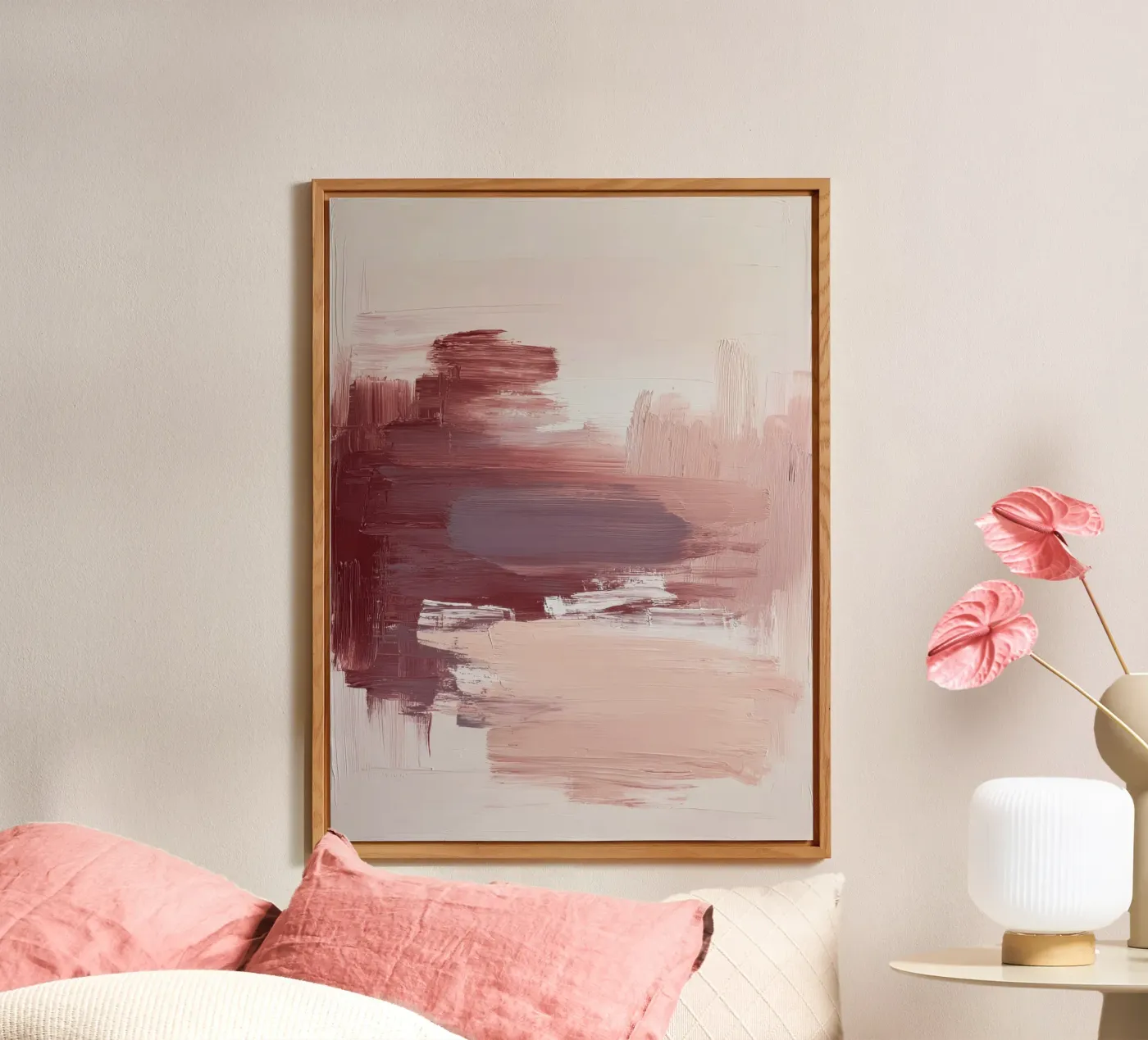 Muted Rose Composition alluminio dibond da Colormenta