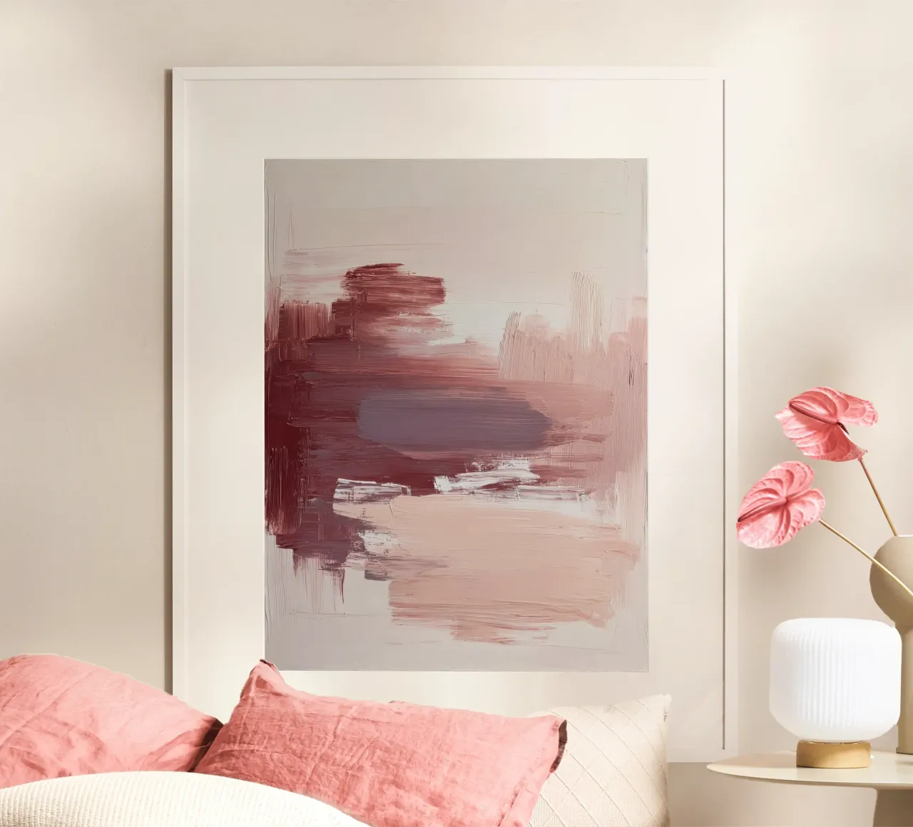 Muted Rose Composition poster da Colormenta