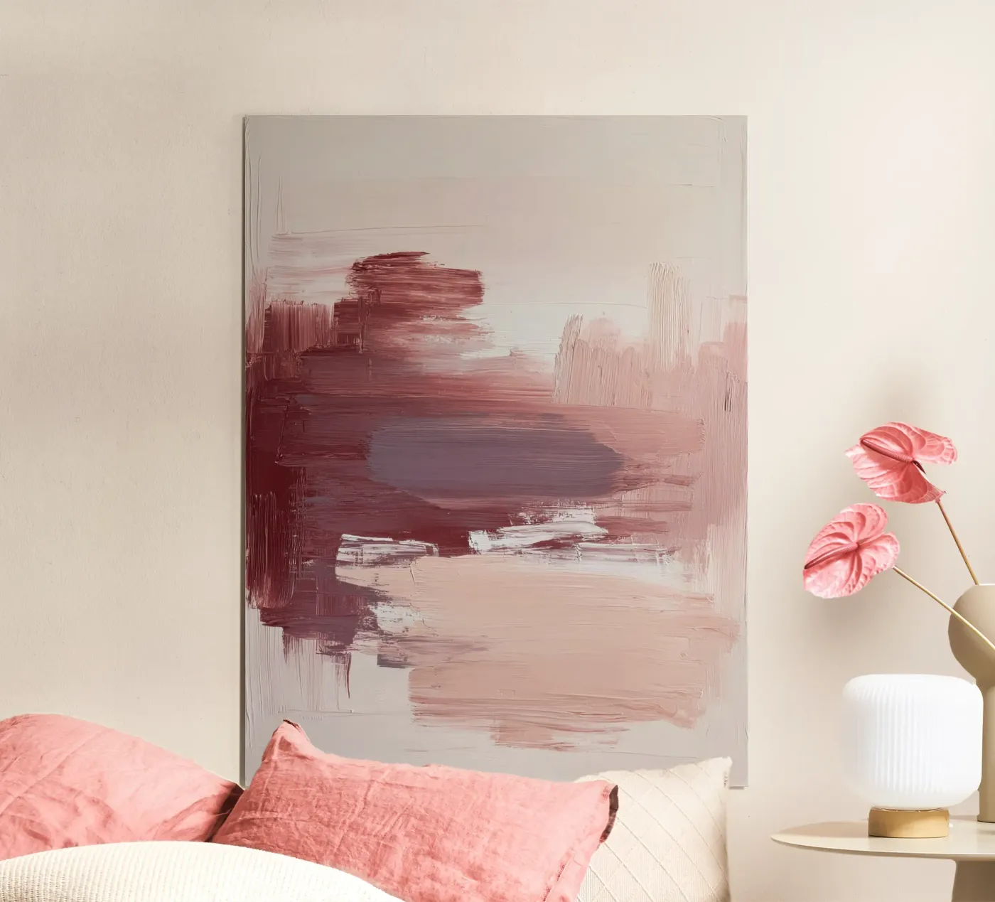 Muted Rose Composition poster by Colormenta