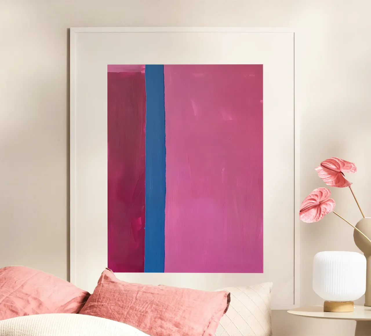 Modern Color Split poster da Geometrica