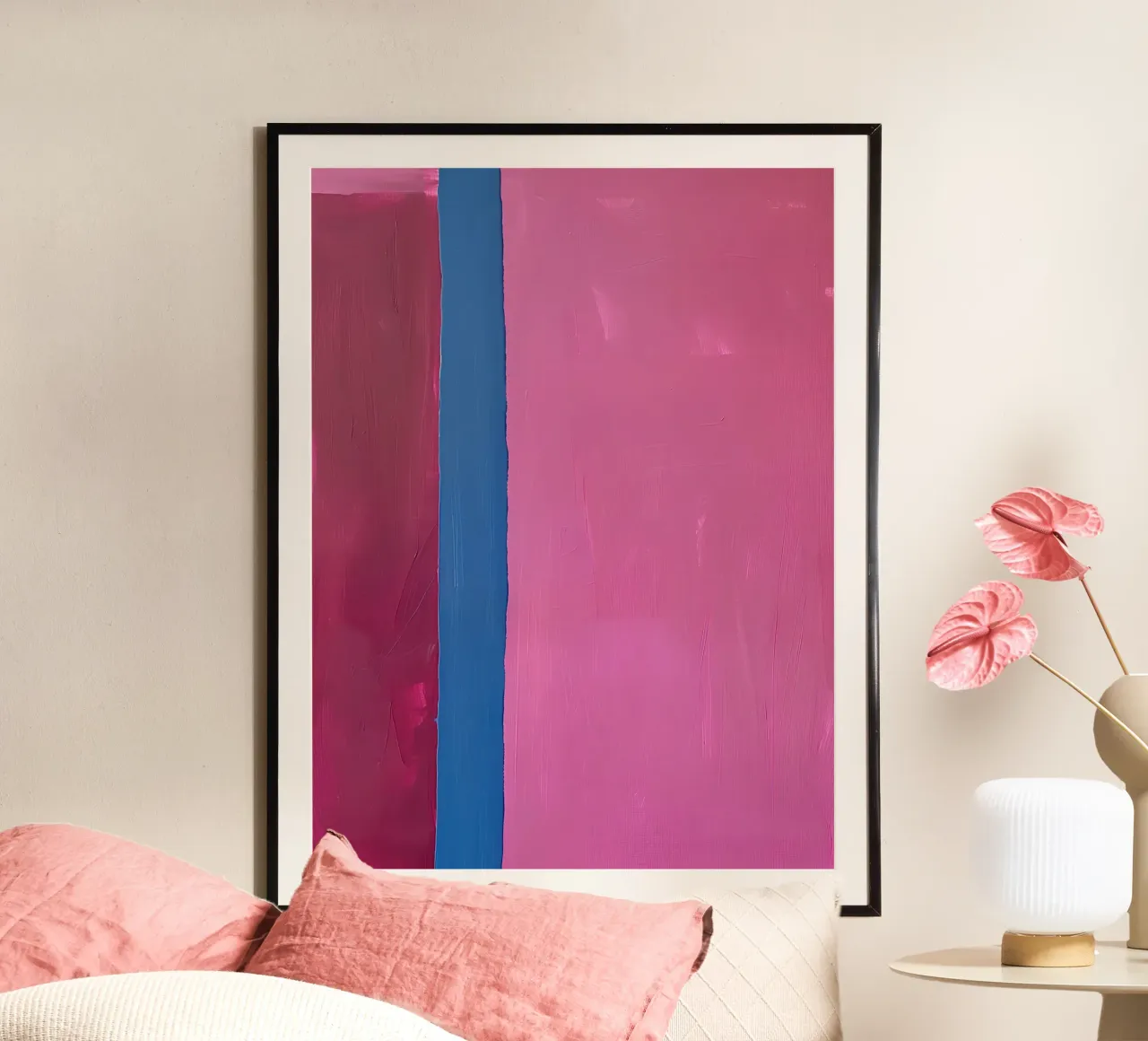 Modern Color Split poster da Geometrica