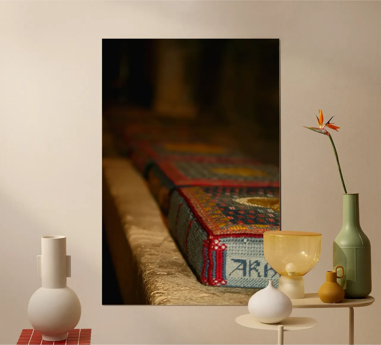 cushions poster da Lise Ruault