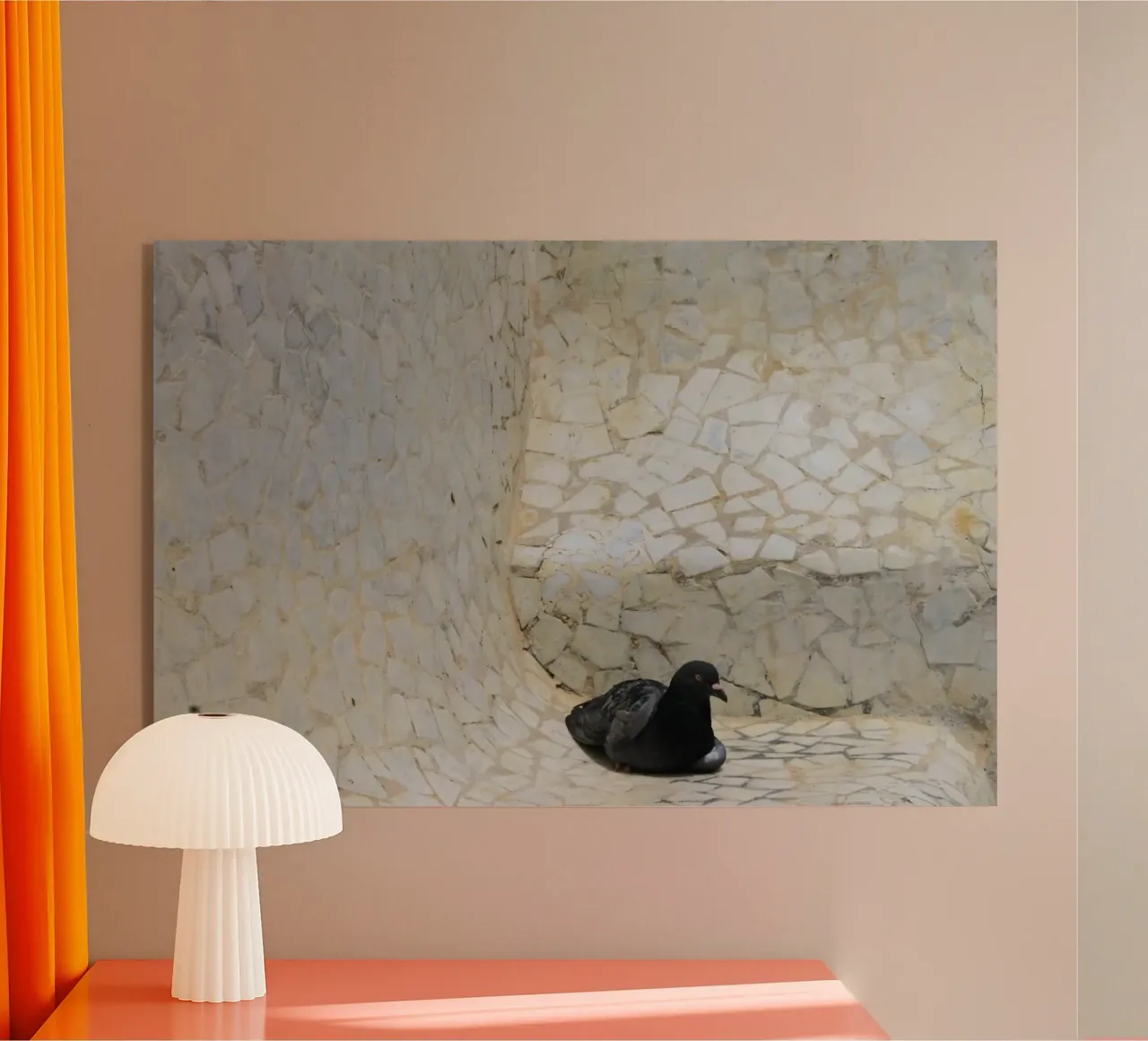 uccello pigro plexiglass da Lise Ruault