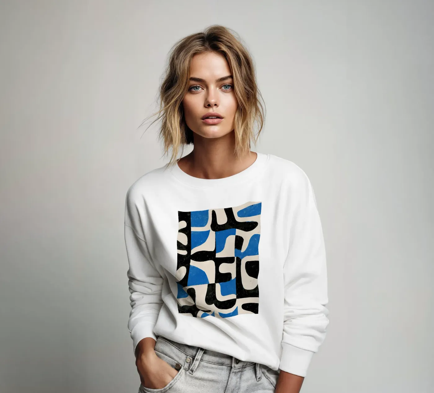 Intersecting Forms sweatshirt van Nadjaa