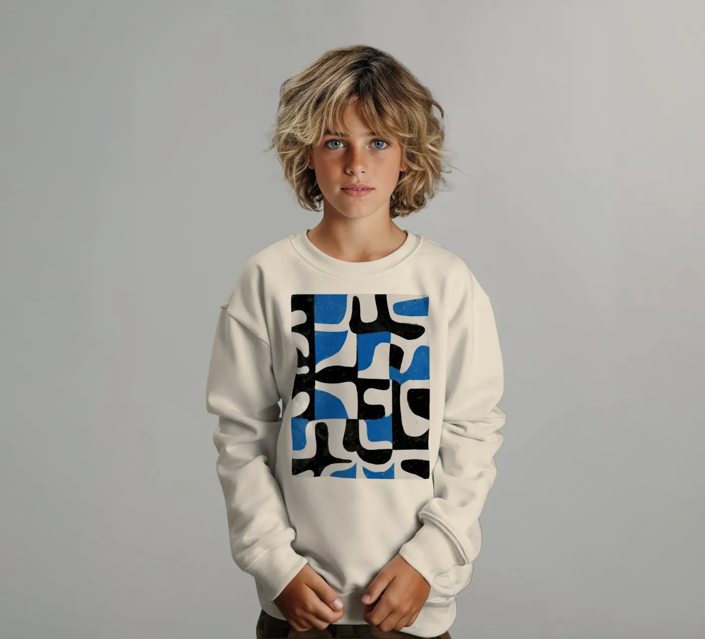 Intersecting Forms kinder sweatshirt van Nadjaa