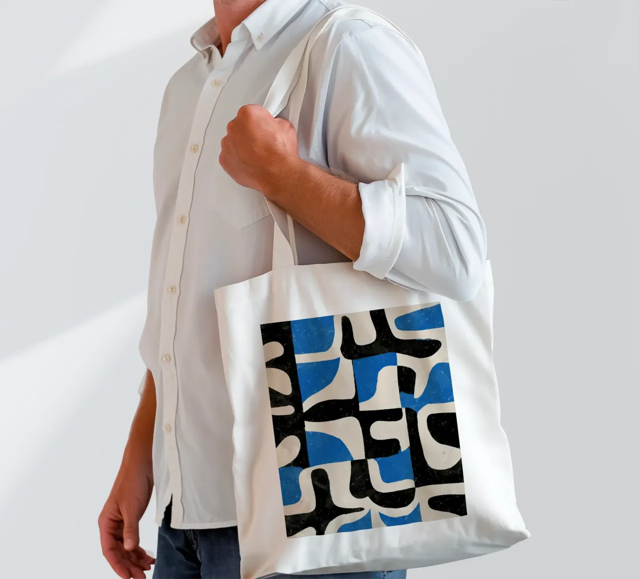 Intersecting Forms tote bag de Nadjaa