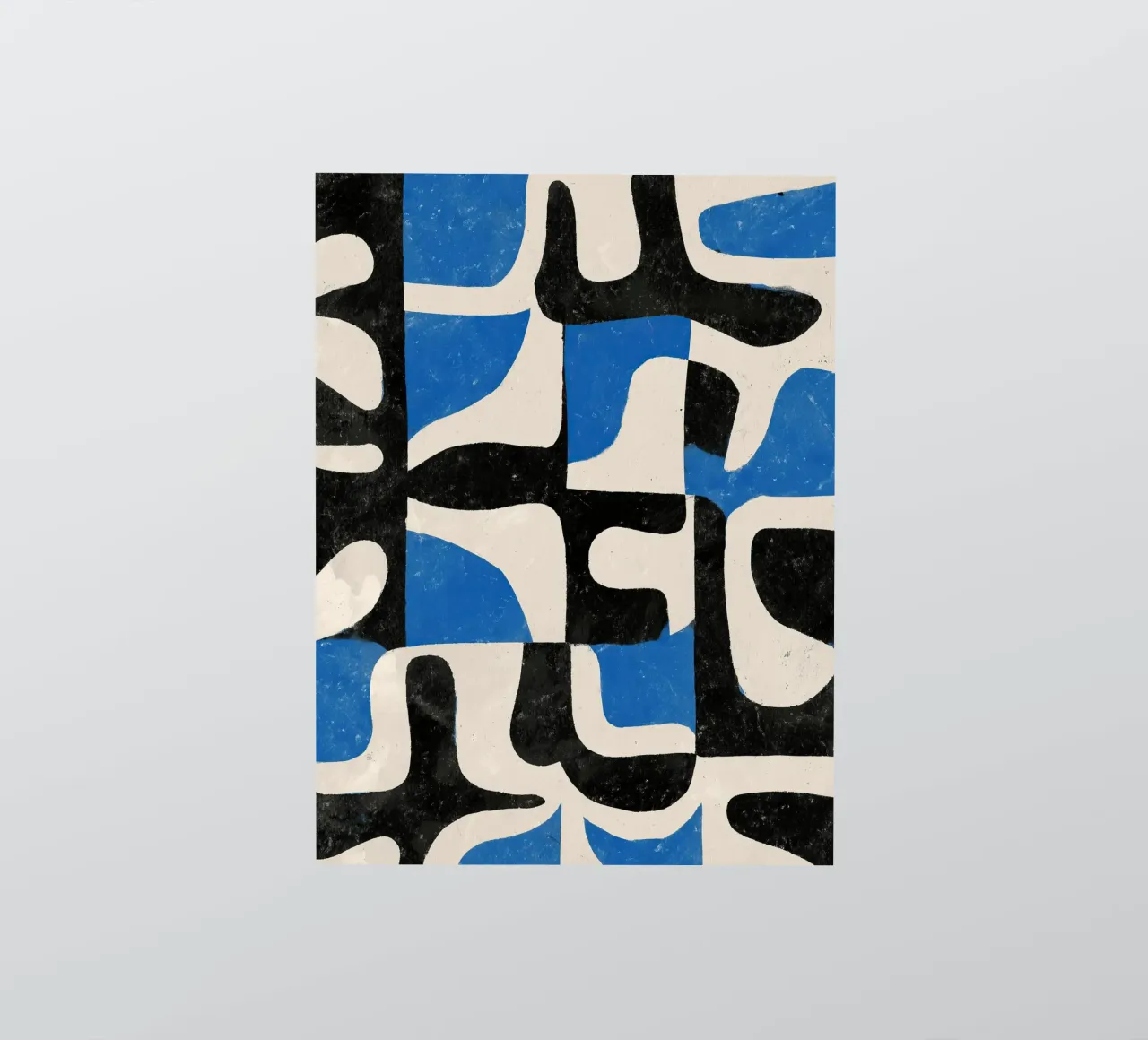 Intersecting Forms sticker by Nadjaa