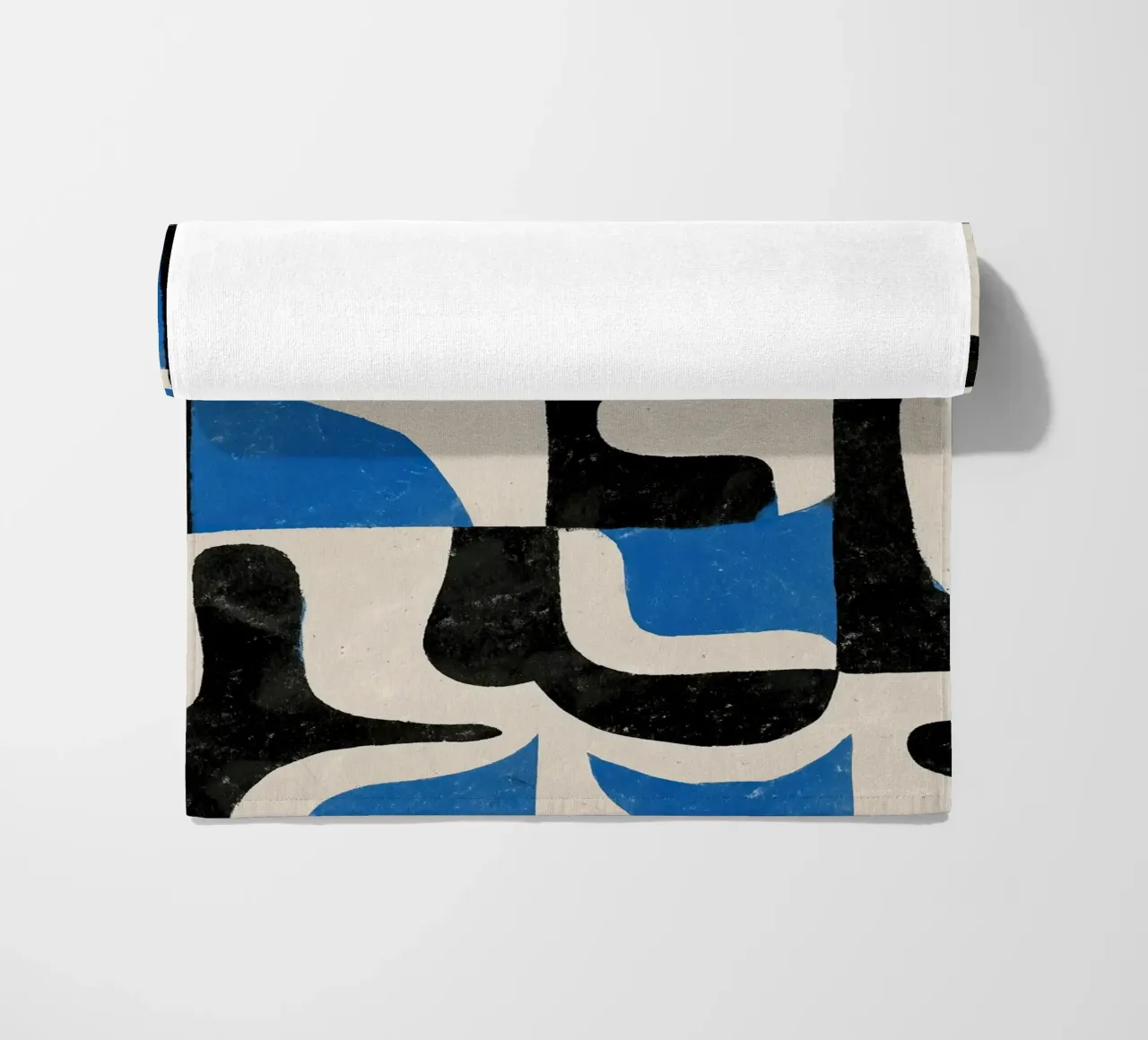 Intersecting Forms beach towel by Nadjaa