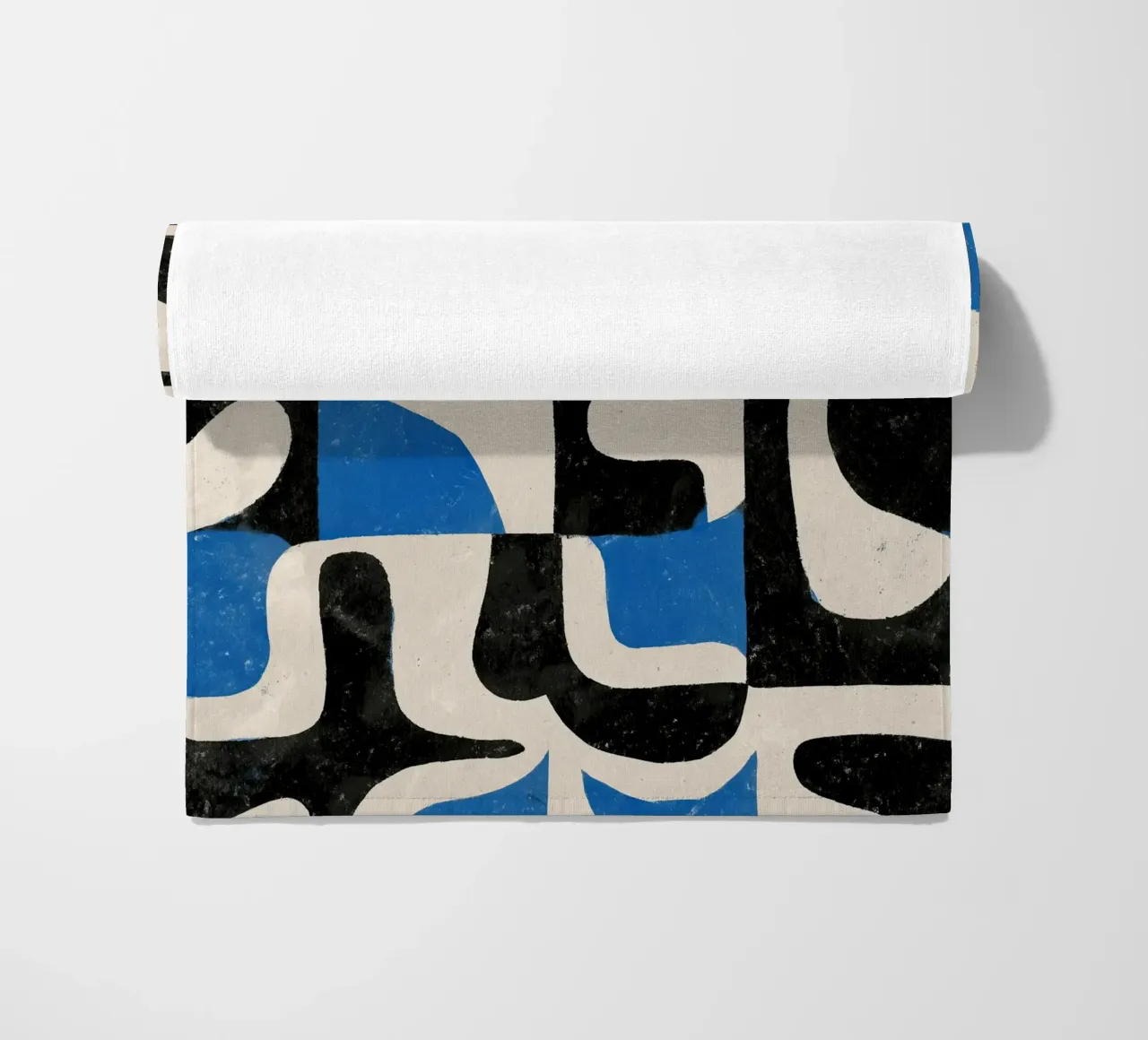 Intersecting Forms beach towel by Nadjaa