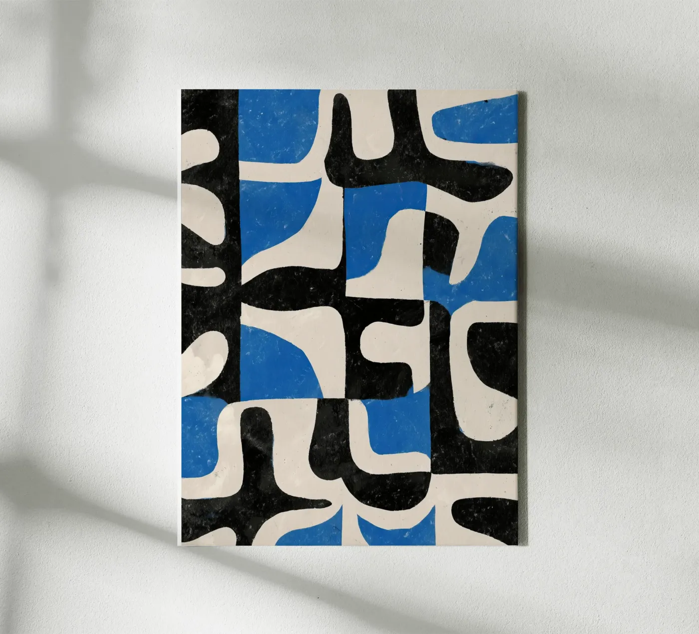 Intersecting Forms canvas by Nadjaa