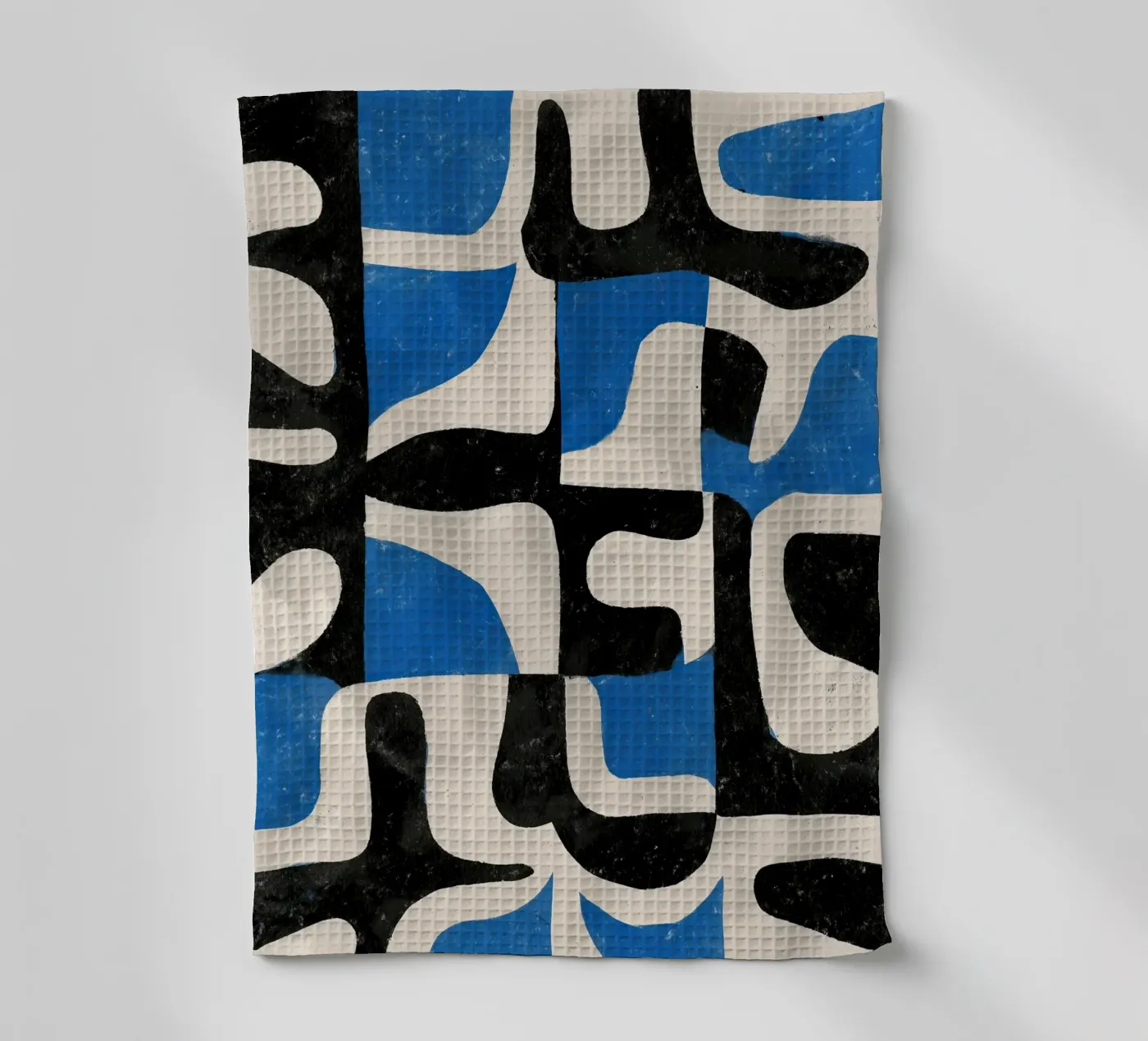 Intersecting Forms tea towel by Nadjaa