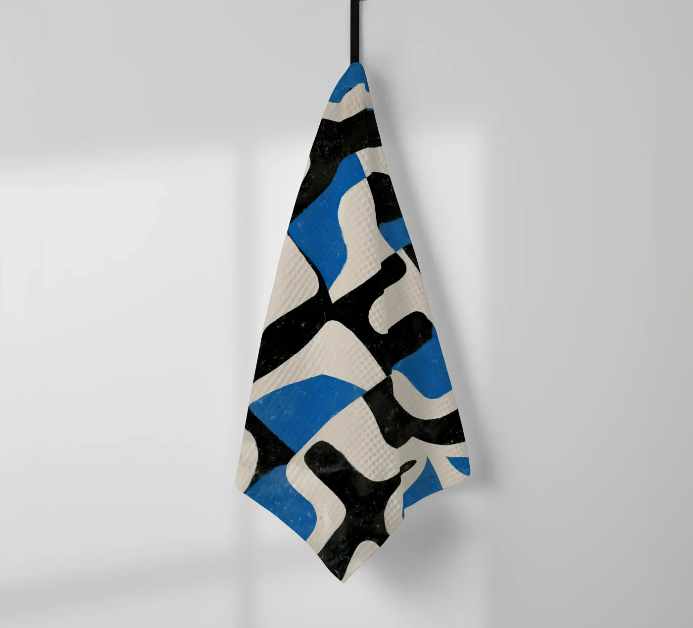 Intersecting Forms tea towel by Nadjaa