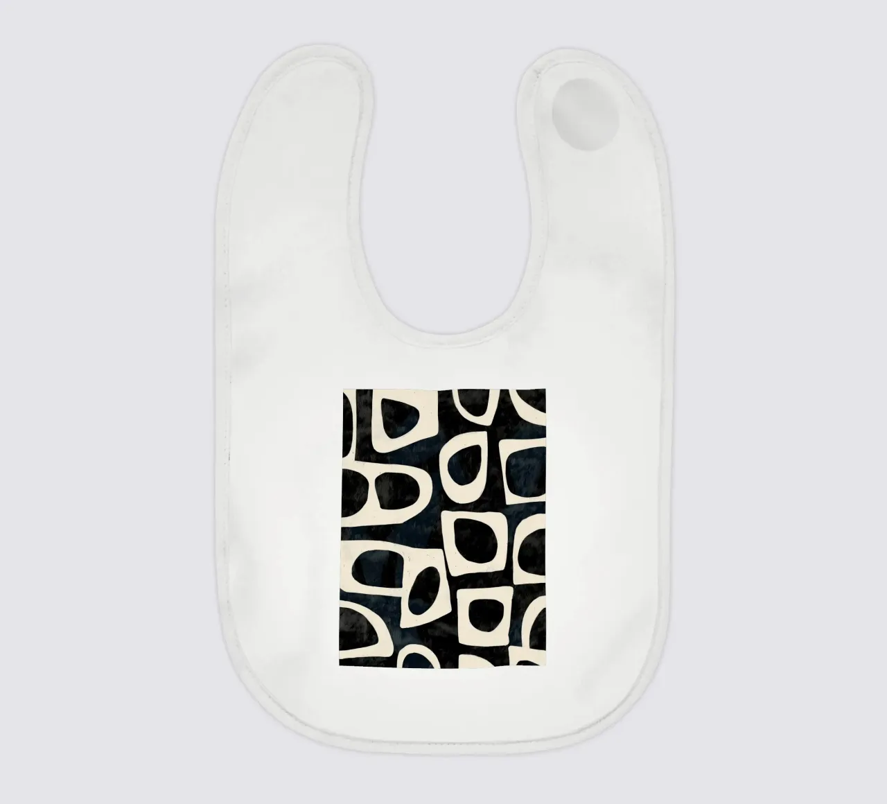 Shadowed Forms baby bib by Nadjaa