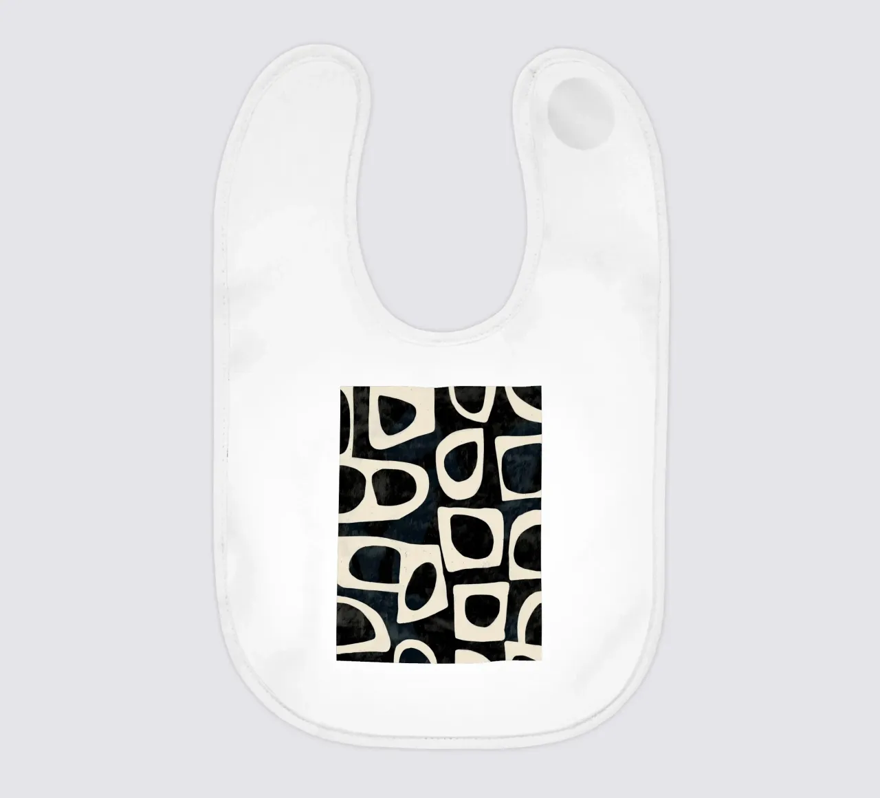 Shadowed Forms baby bib by Nadjaa