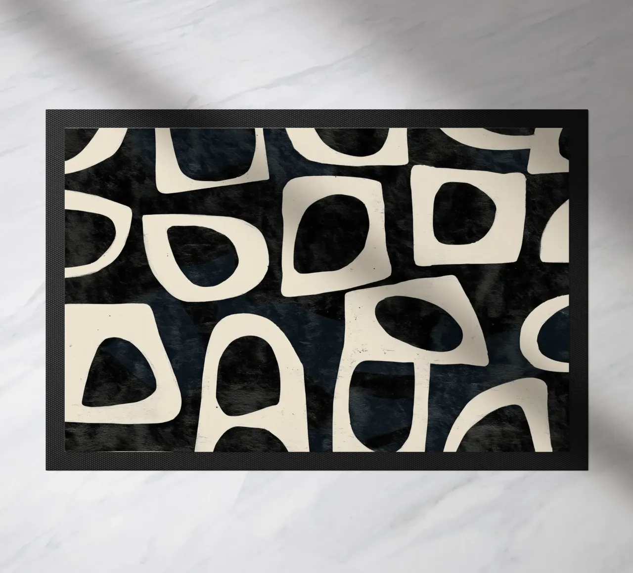 Shadowed Forms doormat by Nadjaa