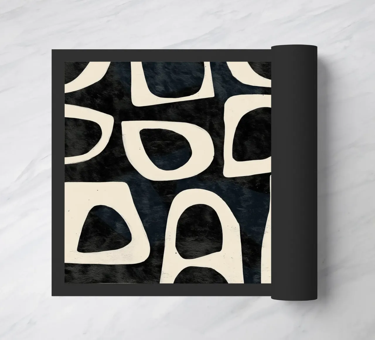 Shadowed Forms doormat by Nadjaa