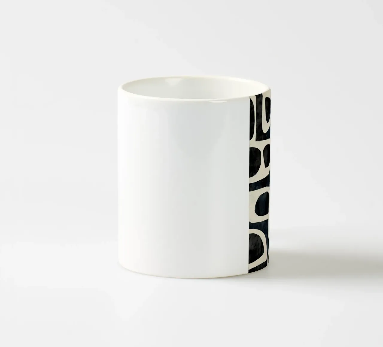 Shadowed Forms ceramic mug by Nadjaa