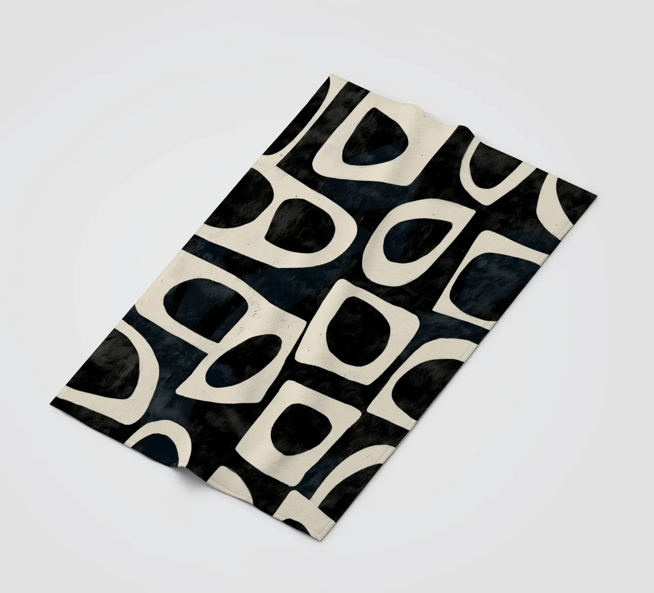 Shadowed Forms fleece blanket by Nadjaa